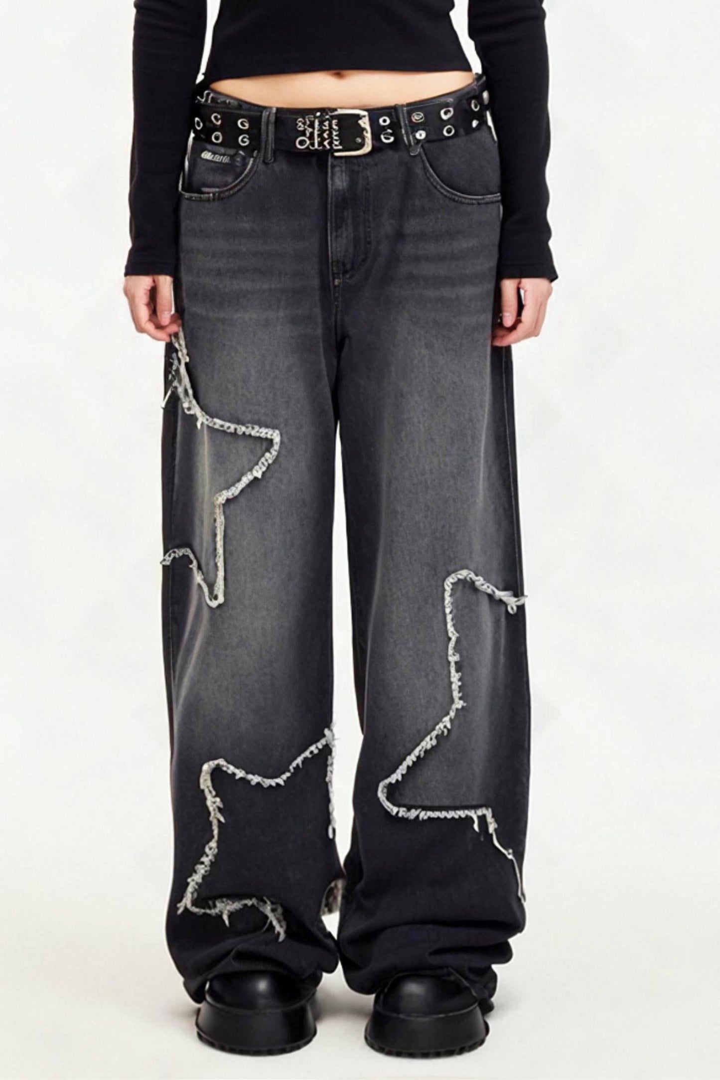 Jeans Edge Pentagram Raw Denim