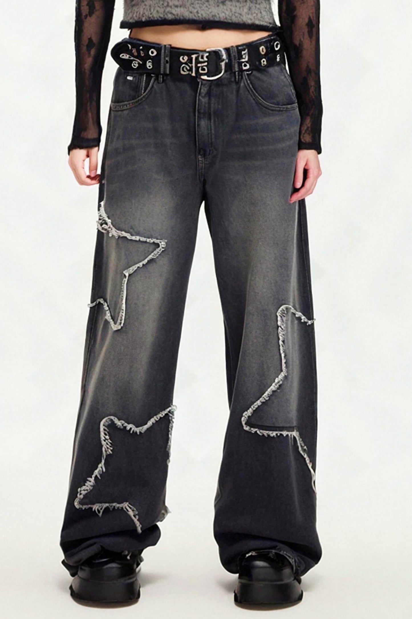 Jeans Edge Pentagram Raw Denim