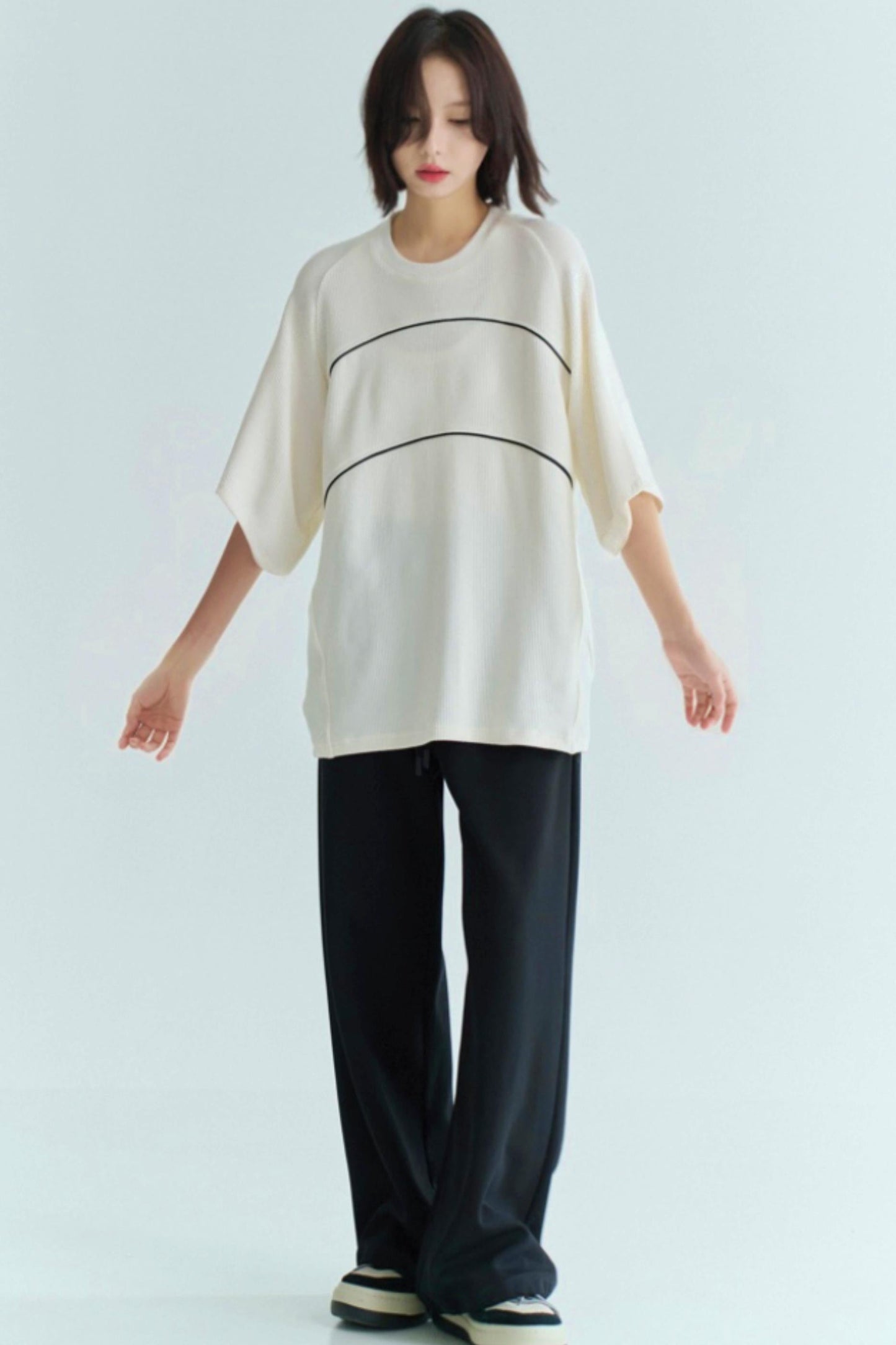line design block T-shirt Color