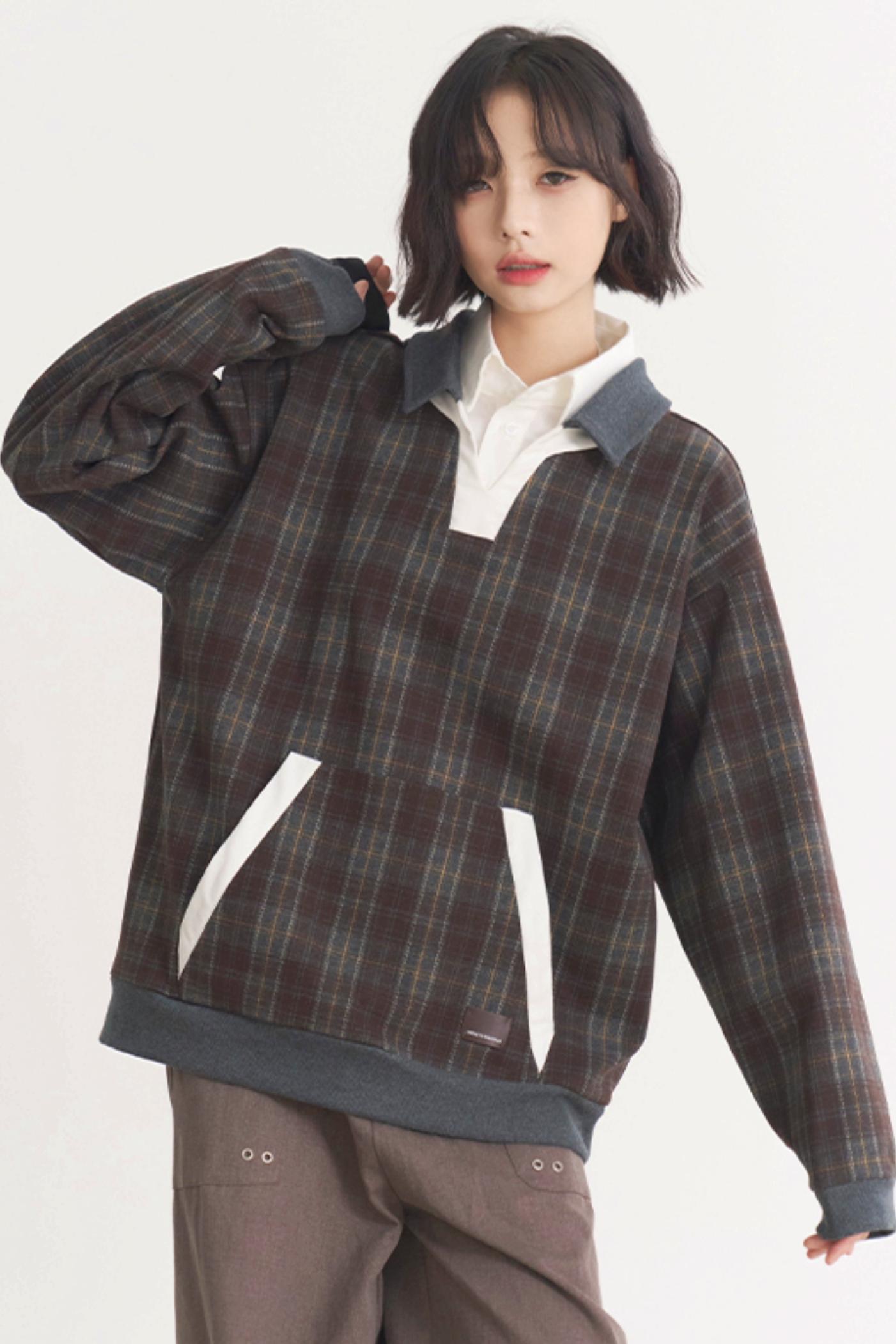 Gravity Museum 2025 Sweater Stripe Spring - Patchwork