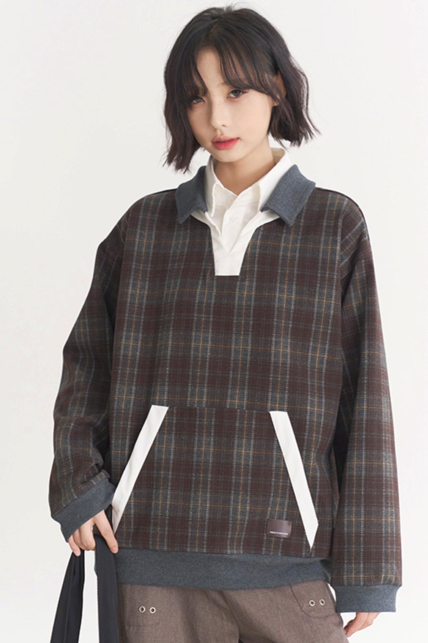 Gravity Museum 2025 Sweater Stripe Spring - Patchwork