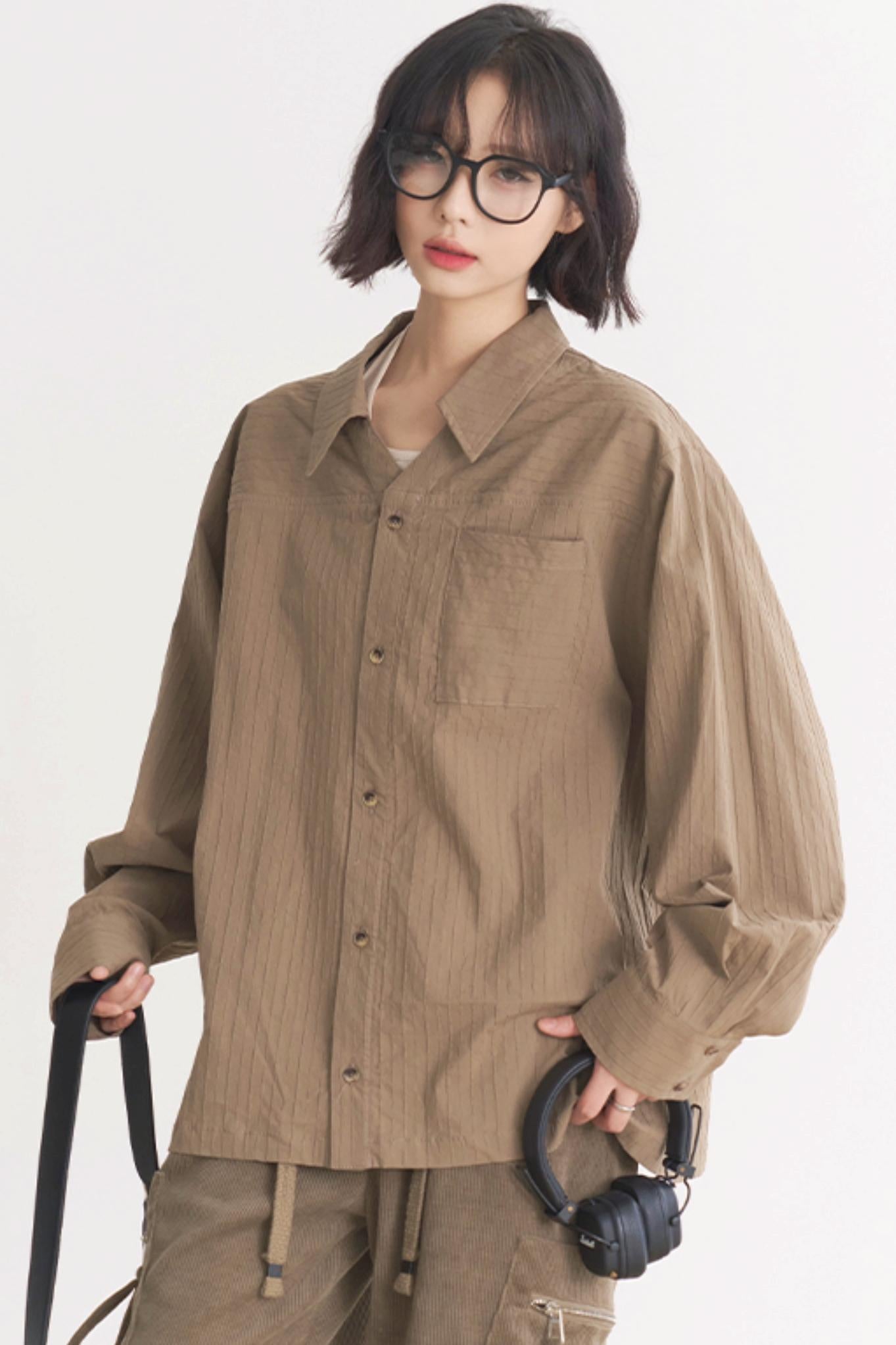 Museum Gravity Top Loose Women's Spring Peplum 2025