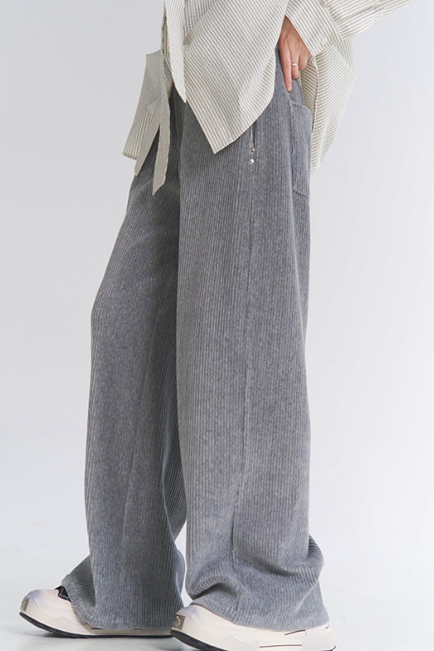 Mid-weight pants straight