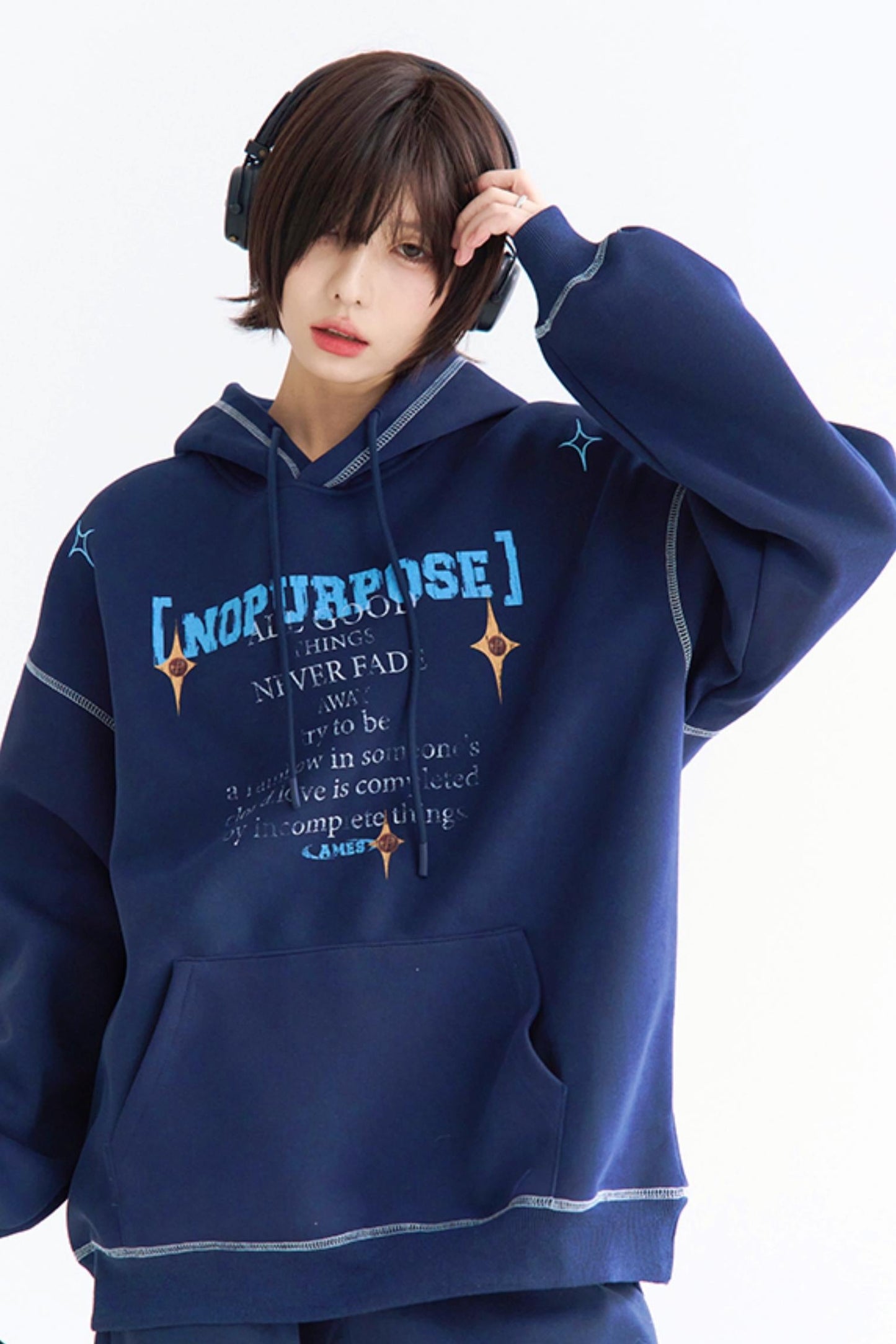 Casual Kangaroo Pocket Hoodie