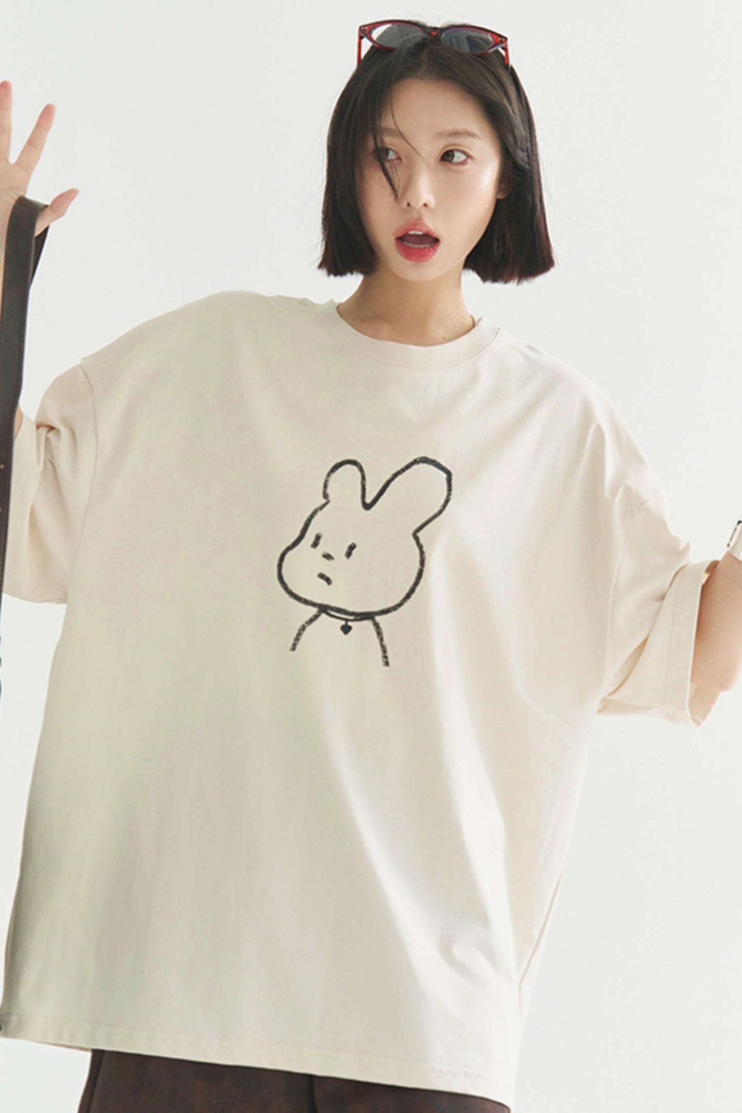Ink Minimalist T-Shirt Sketch