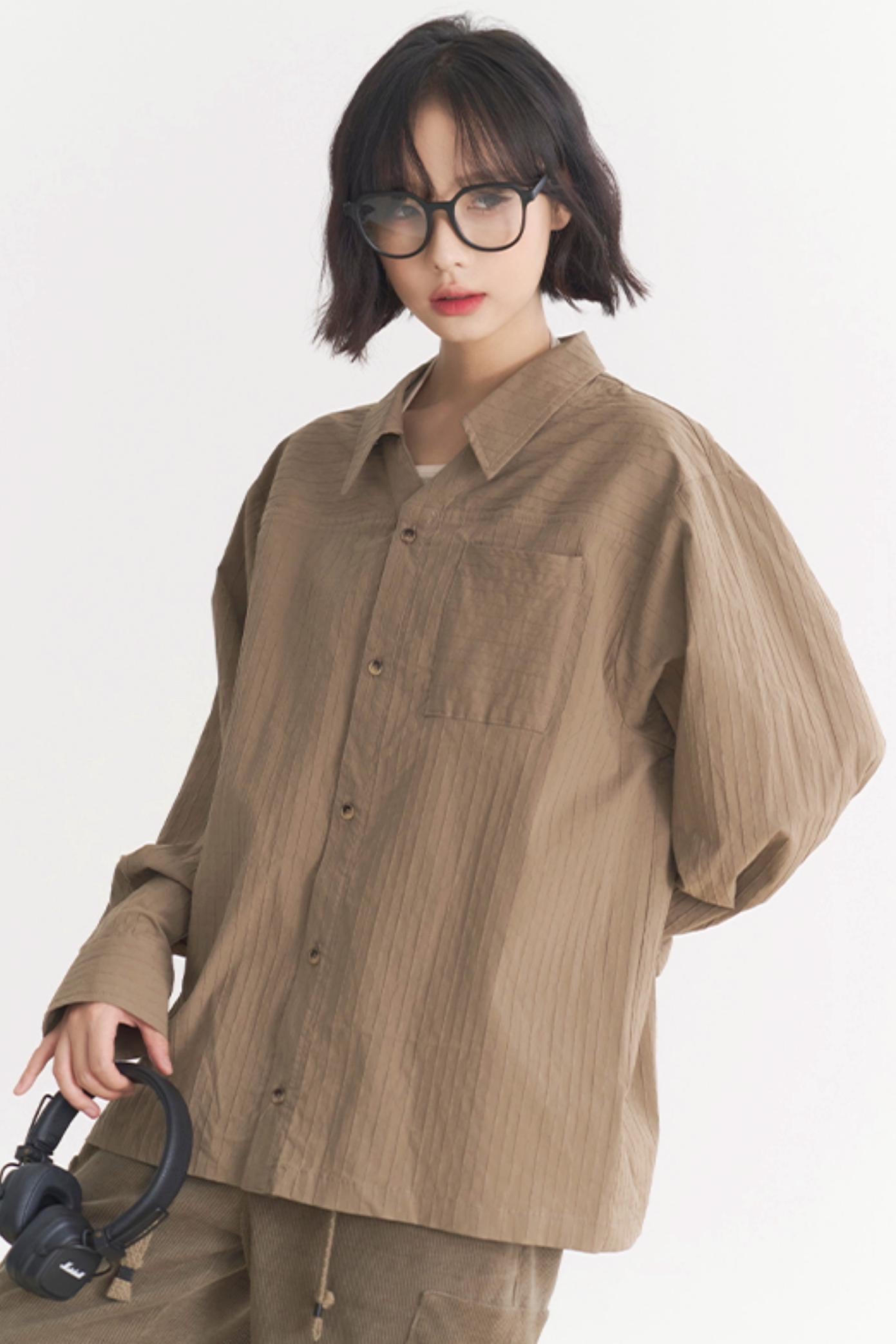 Museum Gravity Top Loose Women's Spring Peplum 2025
