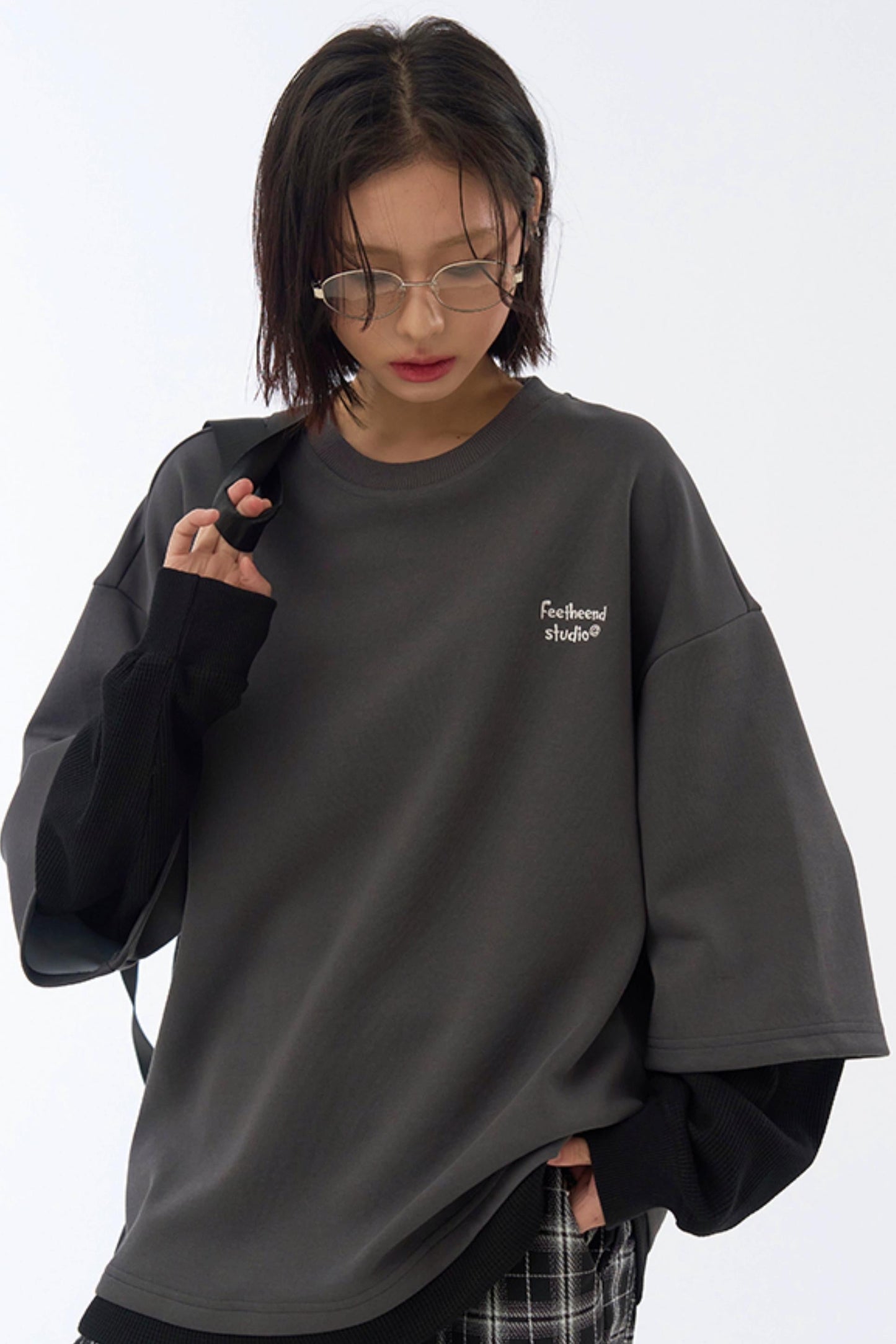 Unisex Neck Round Top
