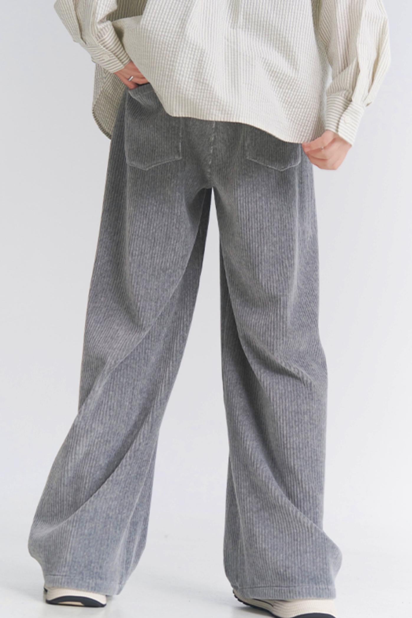 Mid-weight pants straight