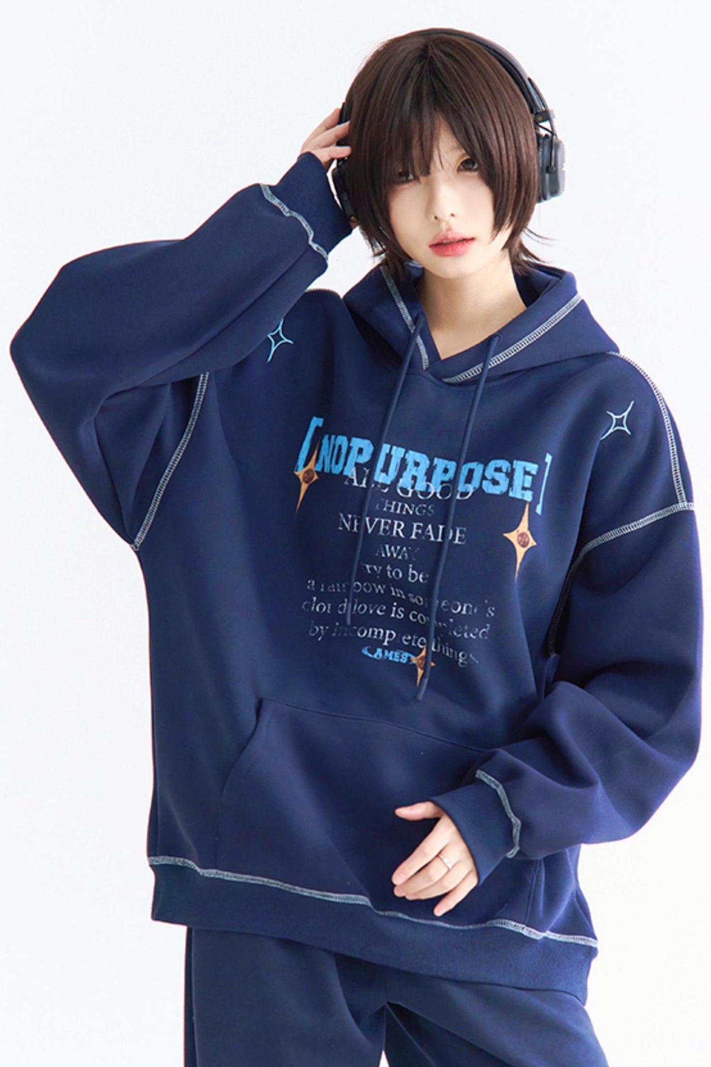 Casual Kangaroo Pocket Hoodie