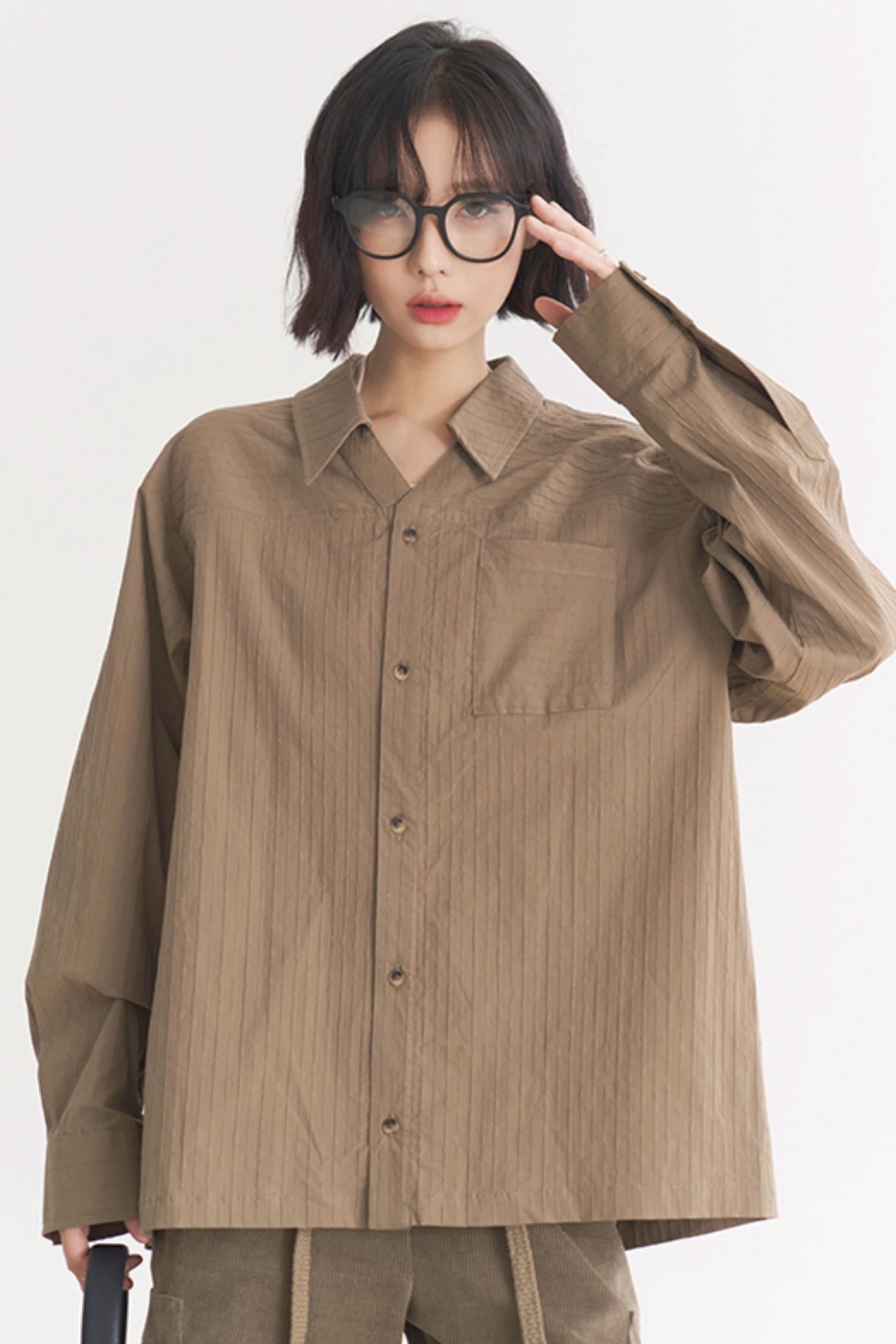 Museum Gravity Top Loose Women's Spring Peplum 2025