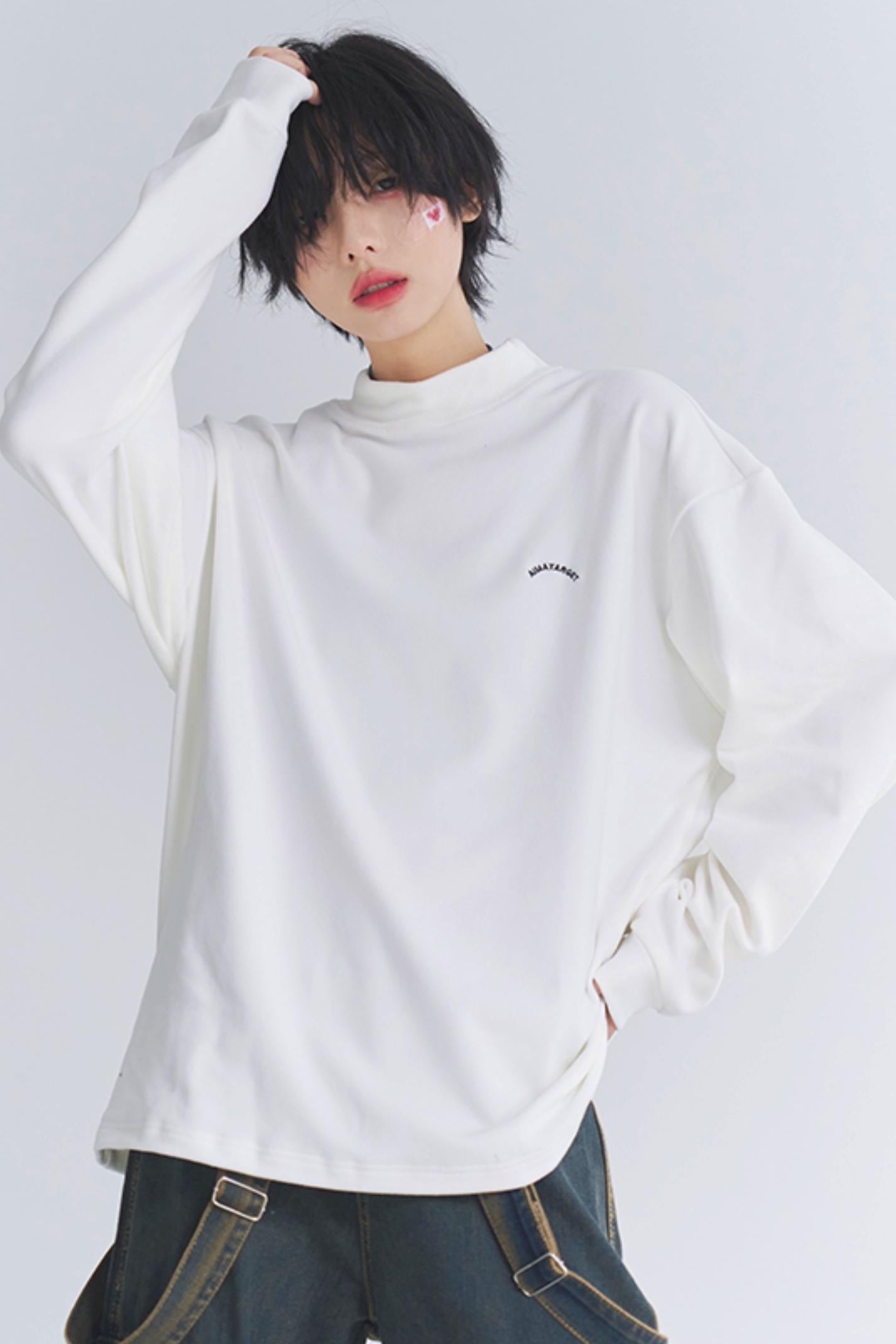 Women's Warm Turtle T-Shirt Gravity Fall/Winter Model Half Fleece Museum