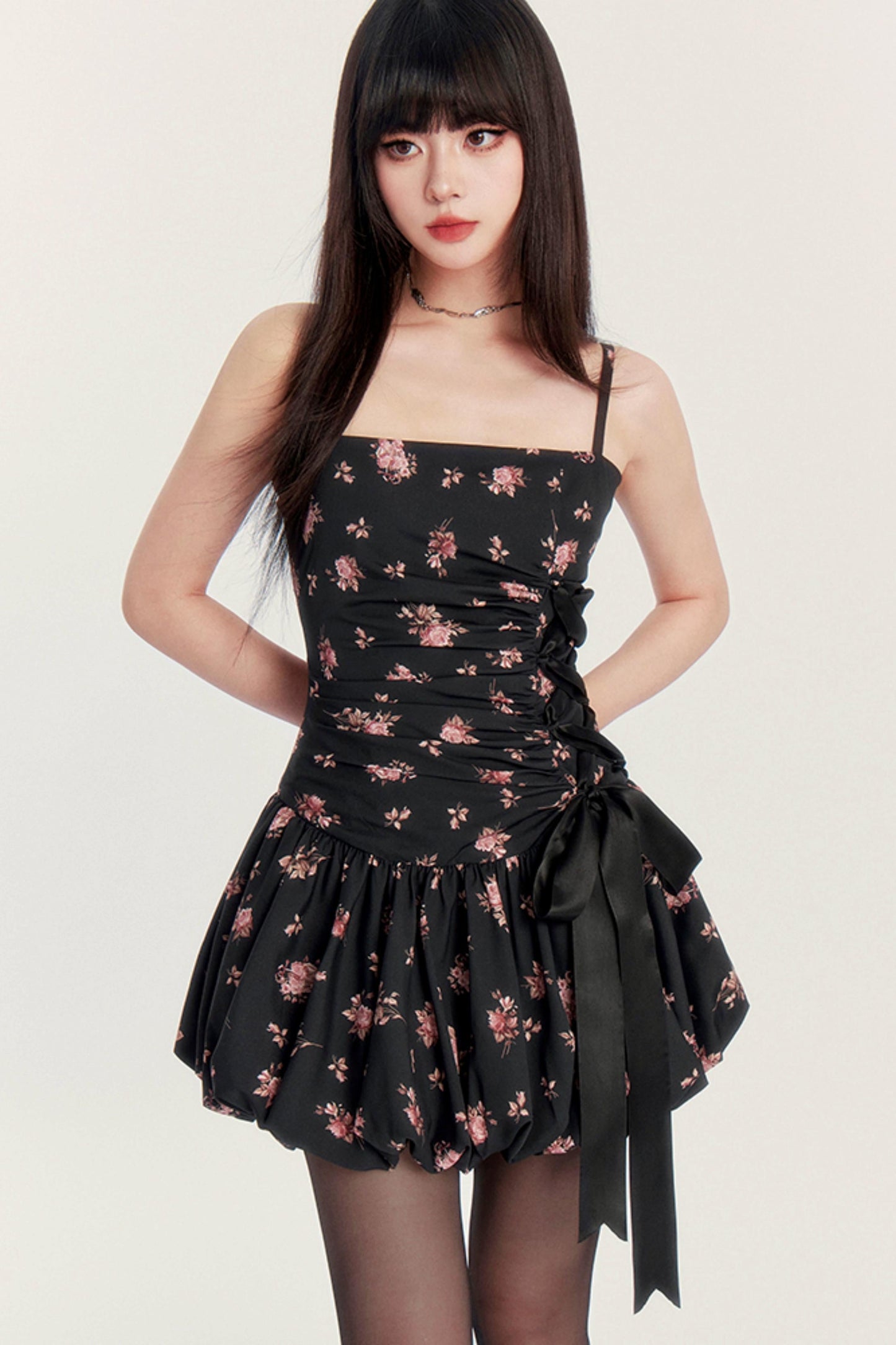 Dress Holiday Flower Silhouette
