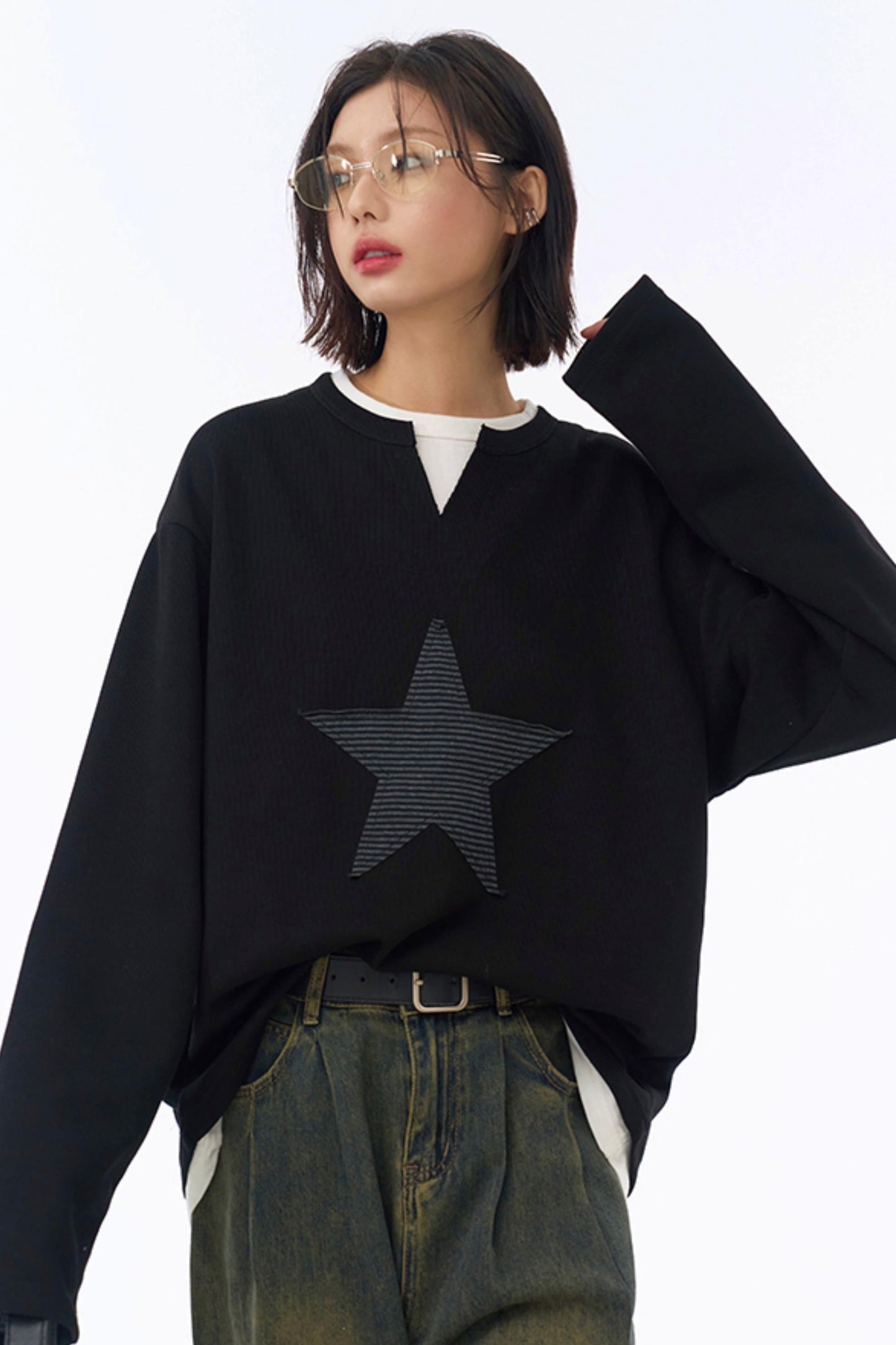 Star Fit Tops Gravity Loose