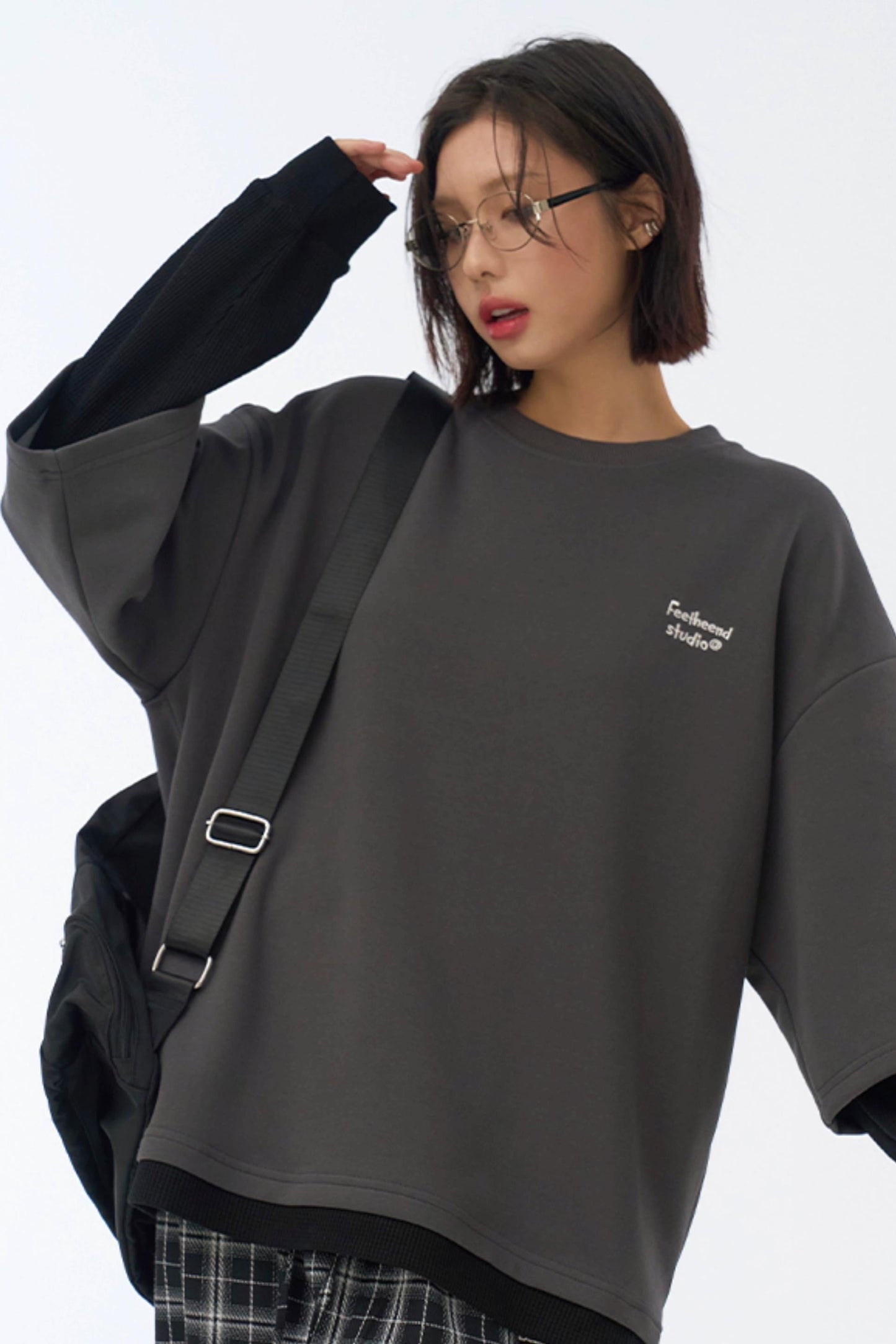 Unisex Neck Round Top