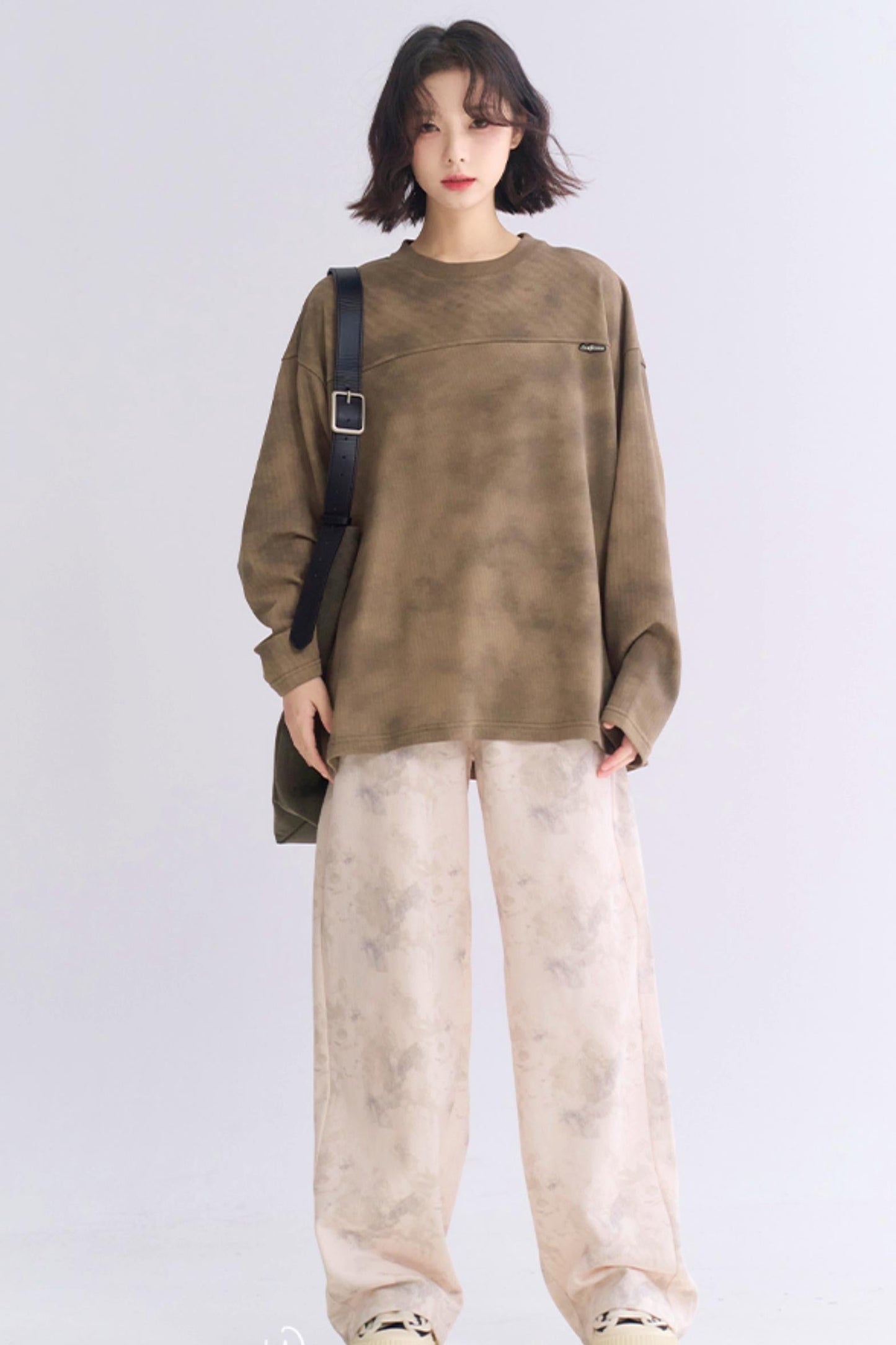 Long Fit Sleeve Loose T-Shirt