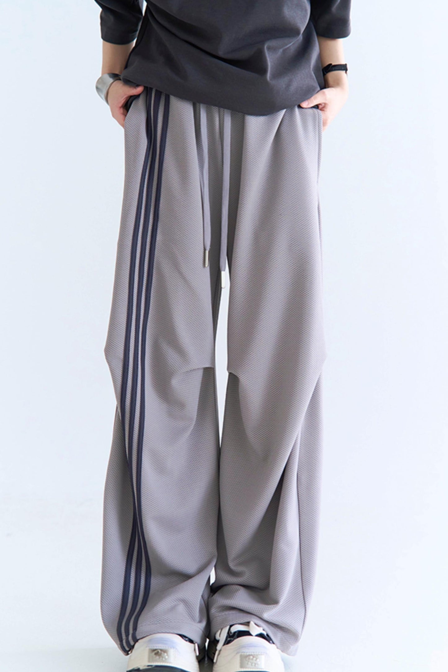 Crash Leg Pants Wide Color
