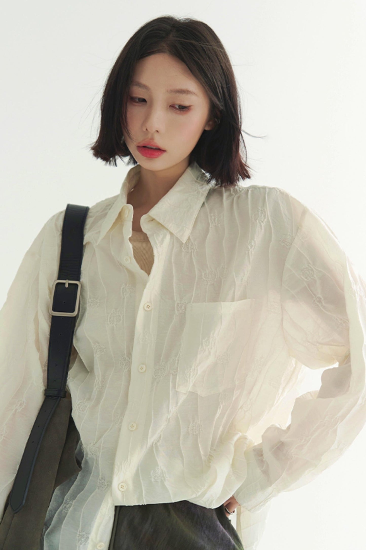 Tops Lightweight Solid Long Sleeve