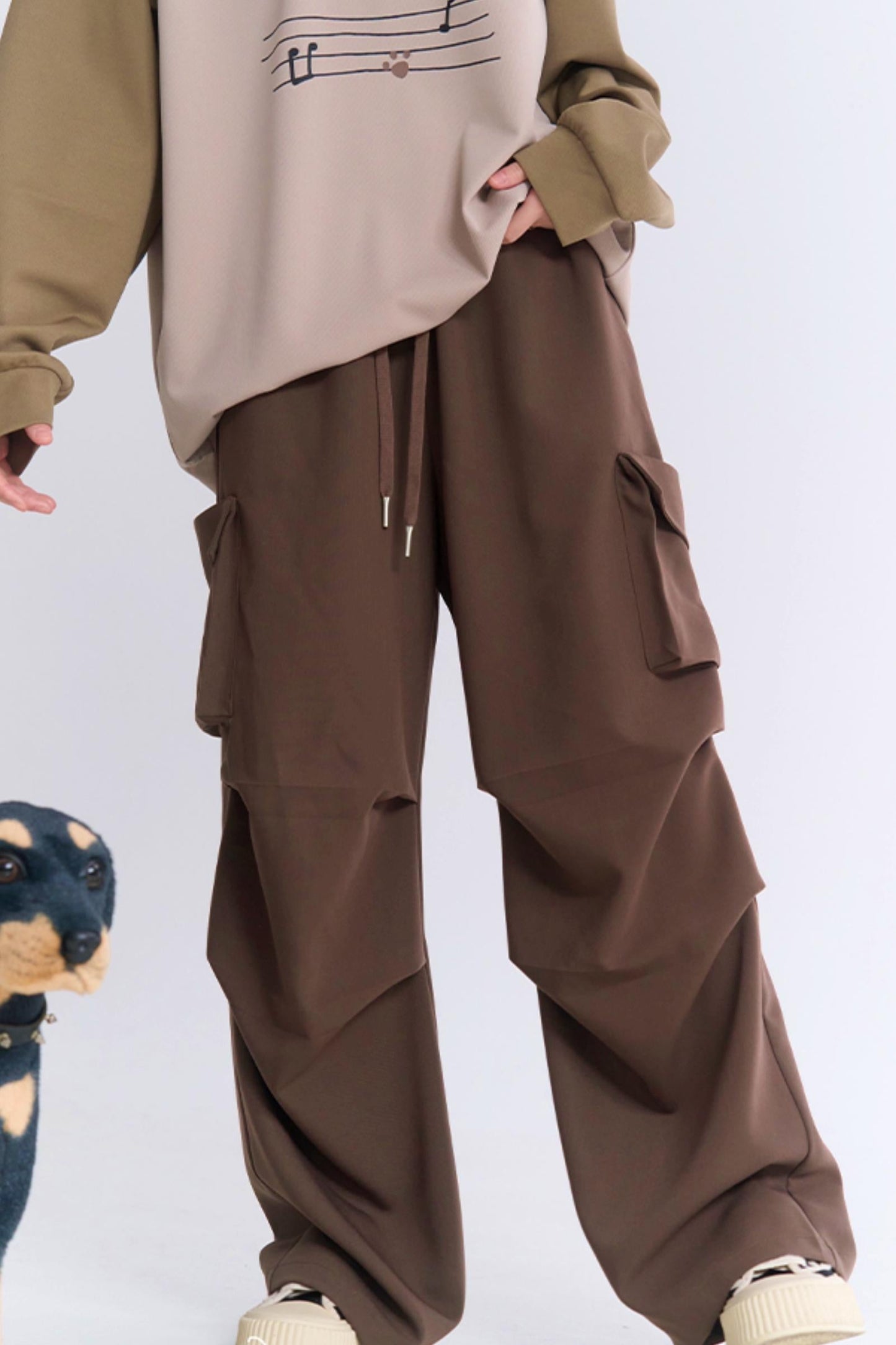 Pants Wide Leg Utility Casual