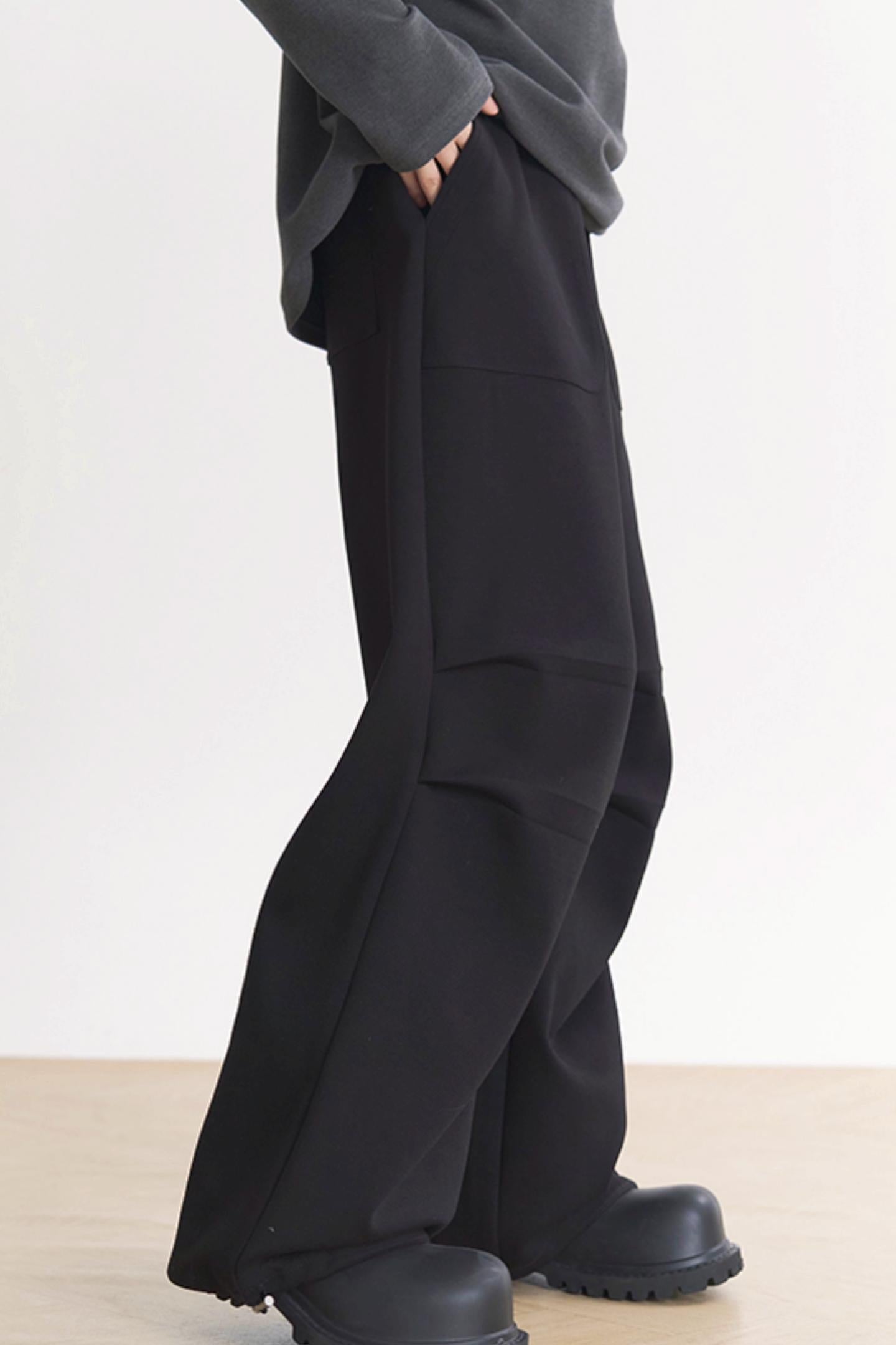 Knee Fit Spring Museum - Fall Pants and Gravity Women's Casual Pleats Straight