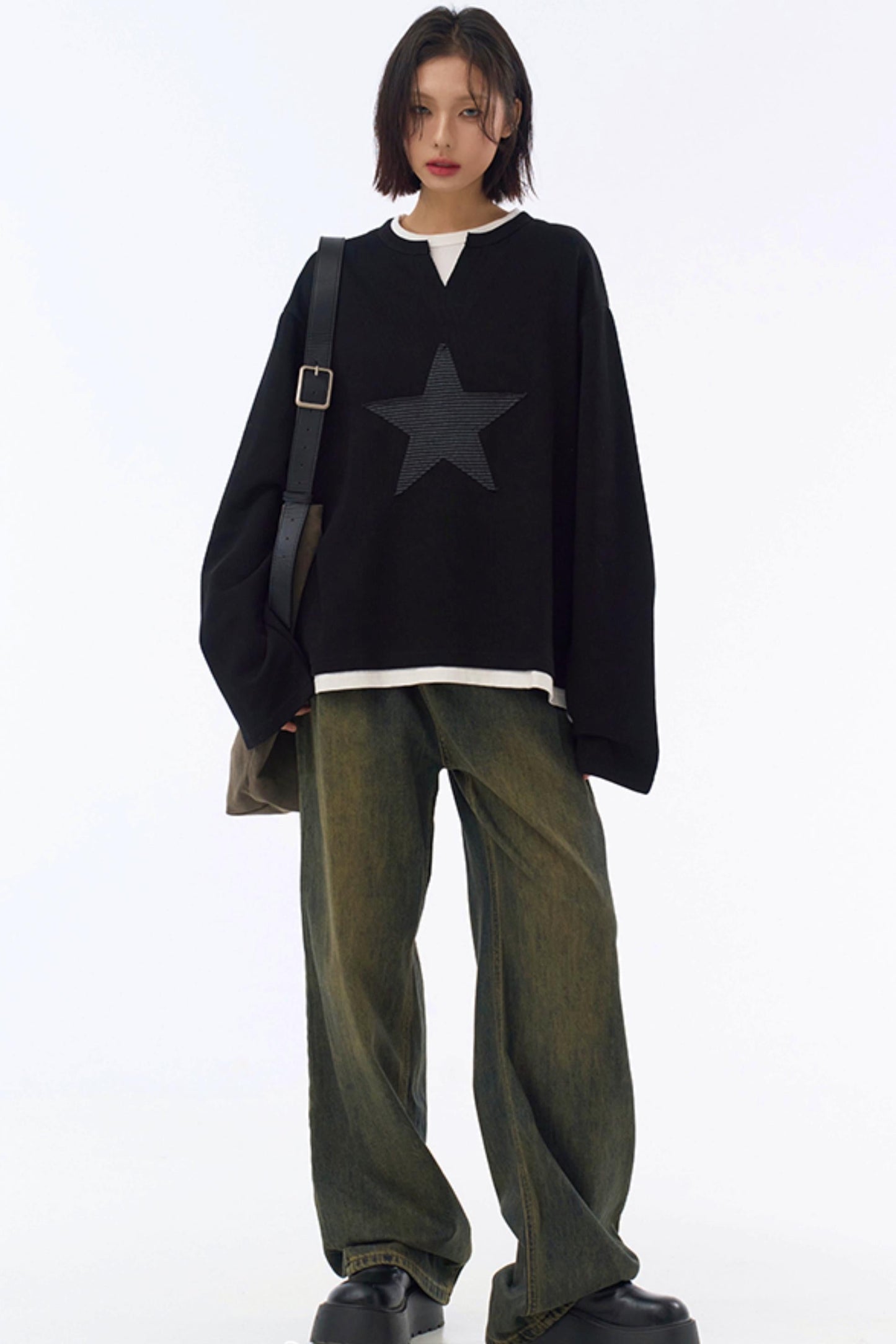 Star Fit Tops Gravity Loose