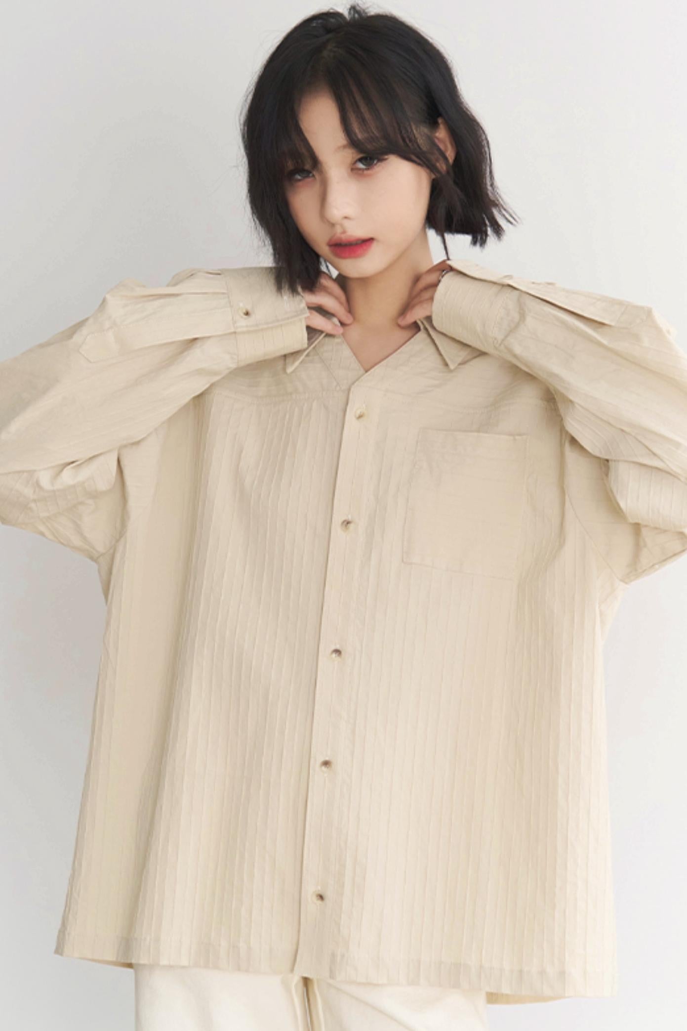 Museum Gravity Top Loose Women's Spring Peplum 2025