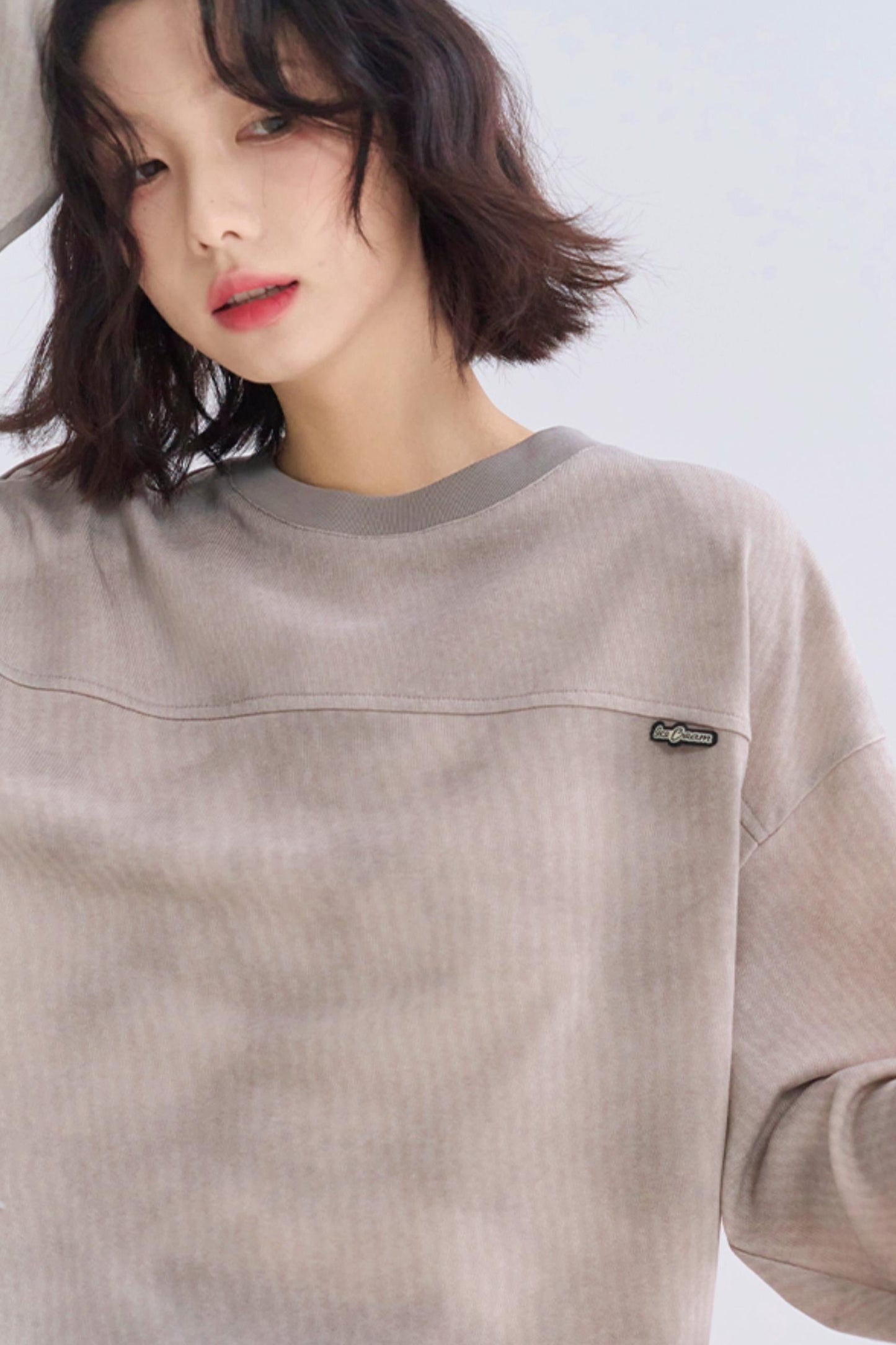 Long Fit Sleeve Loose T-Shirt