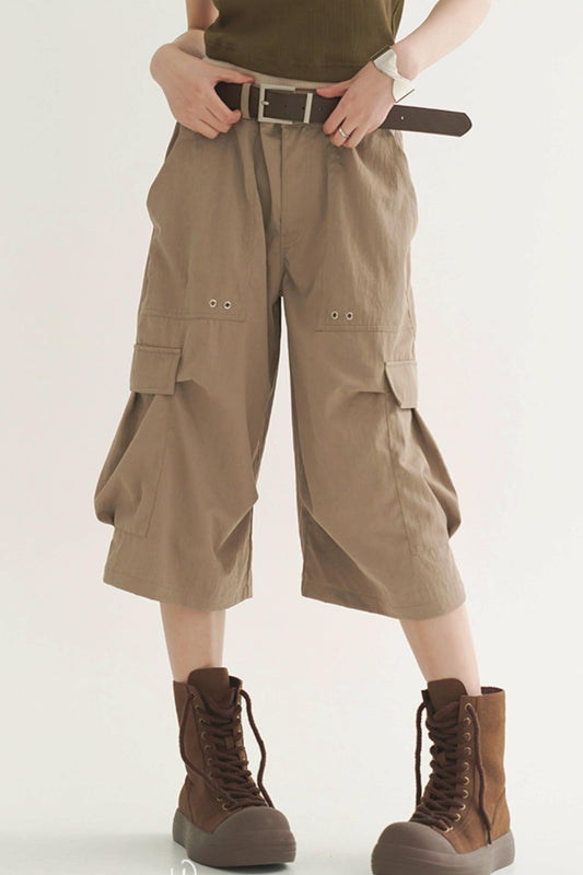 Y2K Cargo Casual Pants Airy