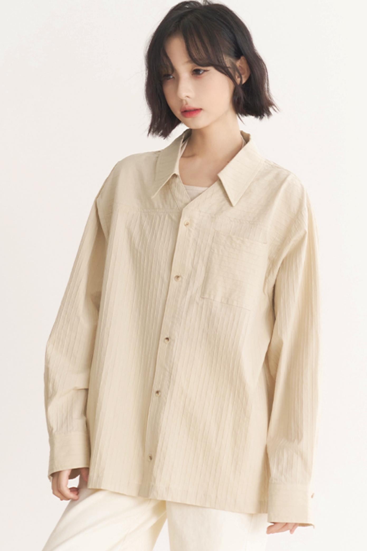 Museum Gravity Top Loose Women's Spring Peplum 2025