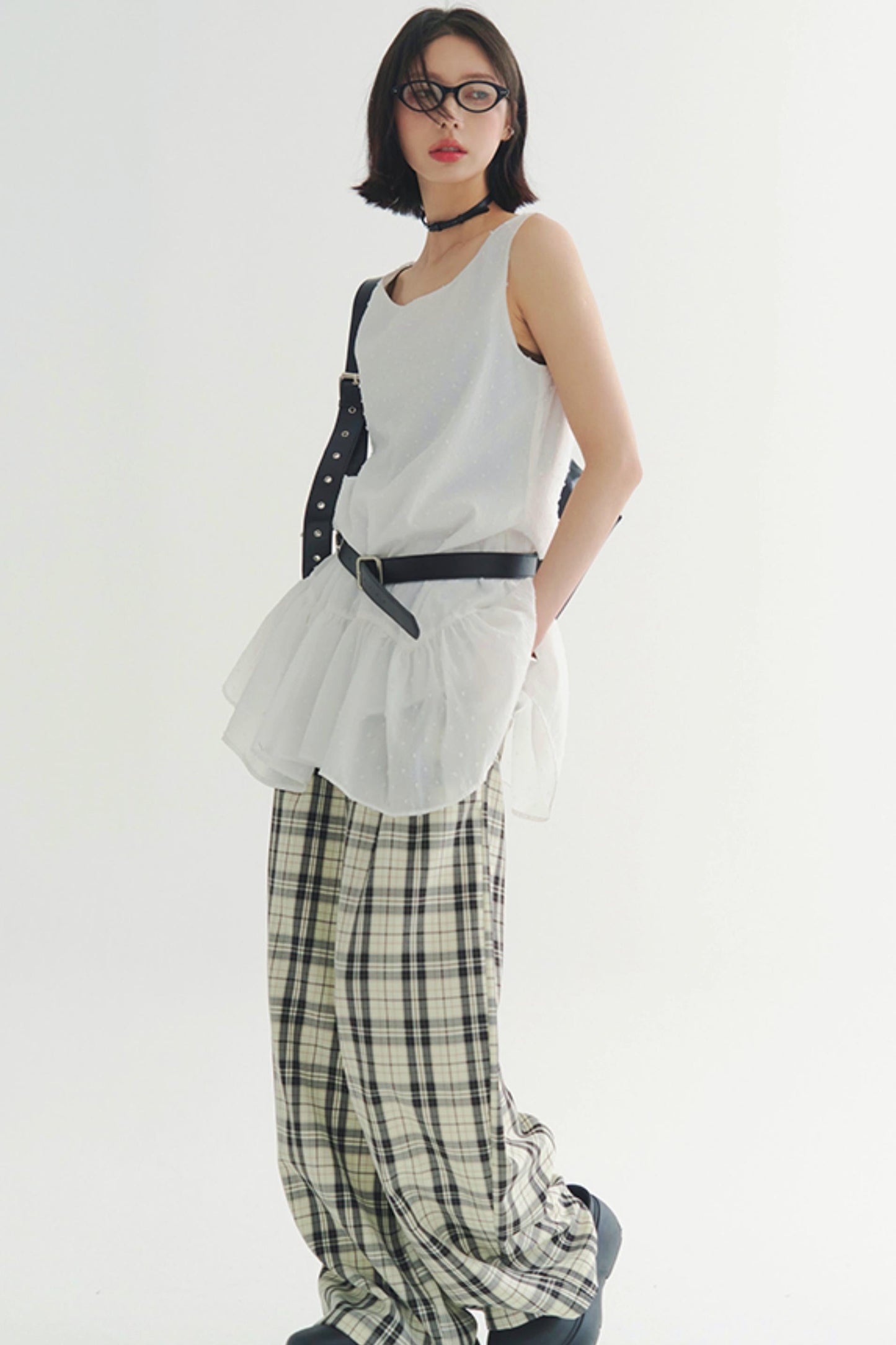 Sleeveless Dress Flowey Lightweight