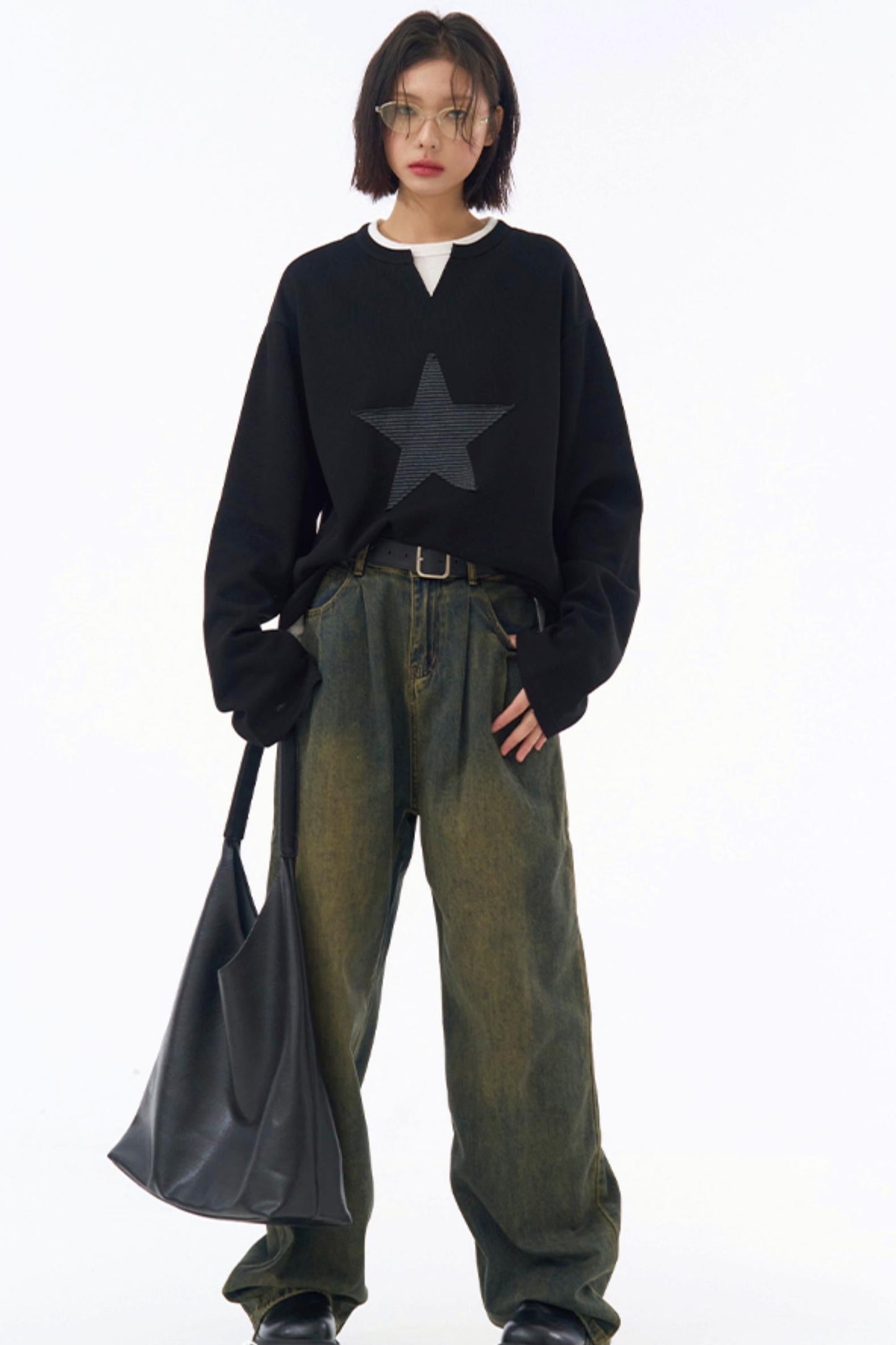 ヴィンテージジーンズ リラックスフィット ウォッシュ