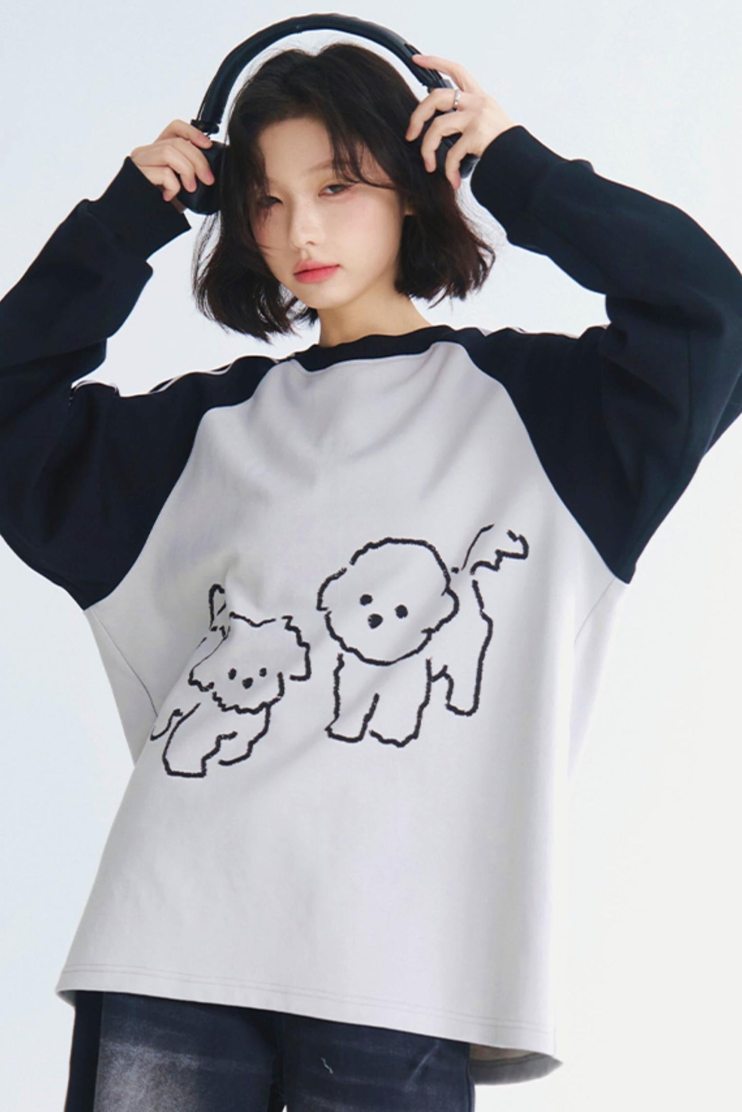 Printed Crush Sweater