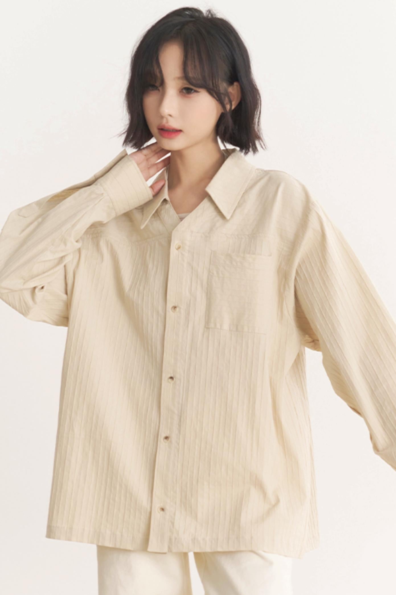 Museum Gravity Top Loose Women's Spring Peplum 2025