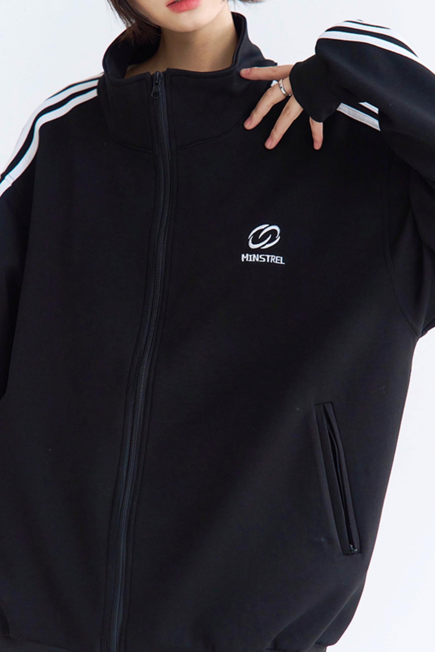 Museum Style Pants and Setup Zip Jacket