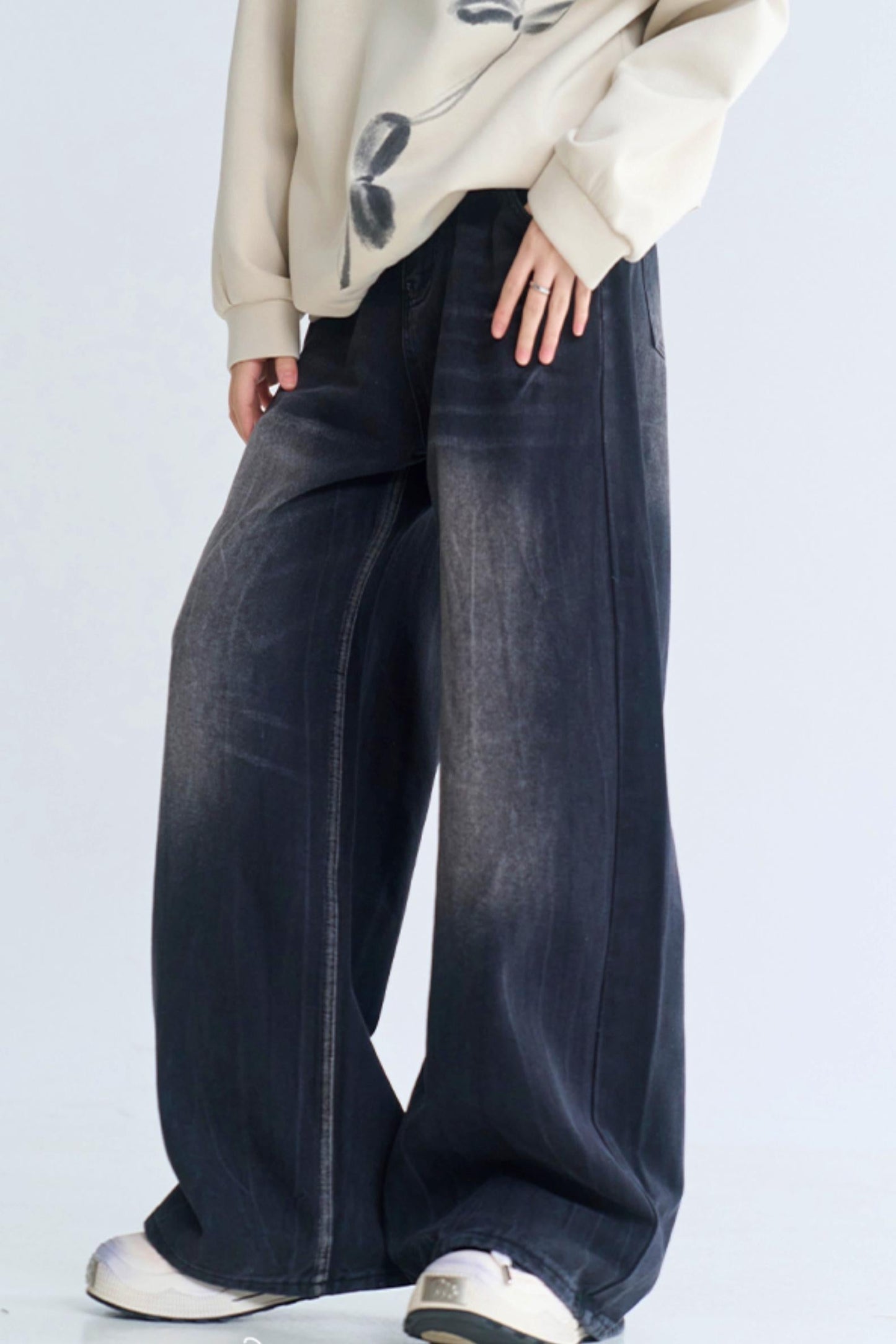 Relaxed Jeans Washed Fit