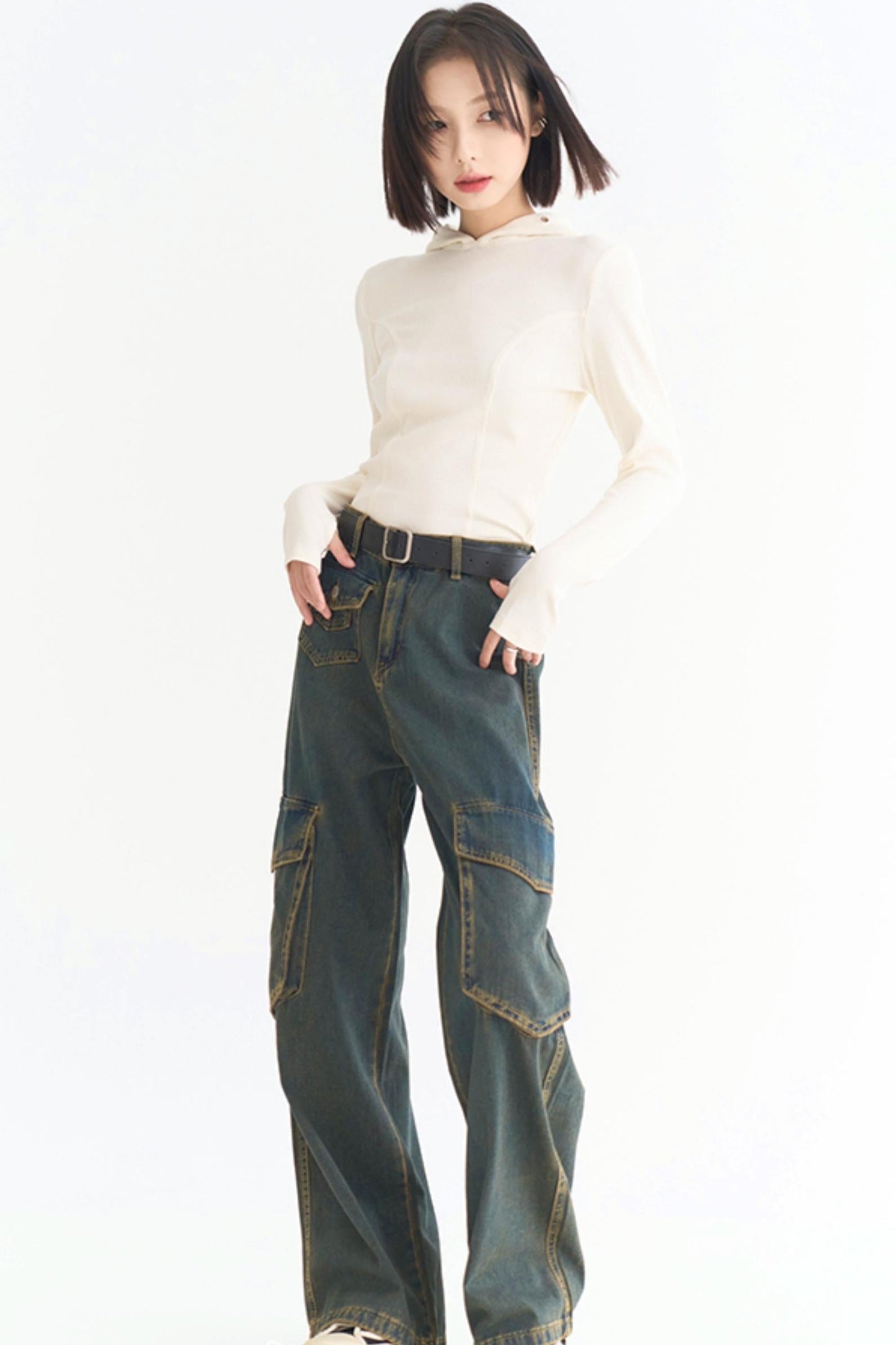 jeans pocket leg Gravity wide