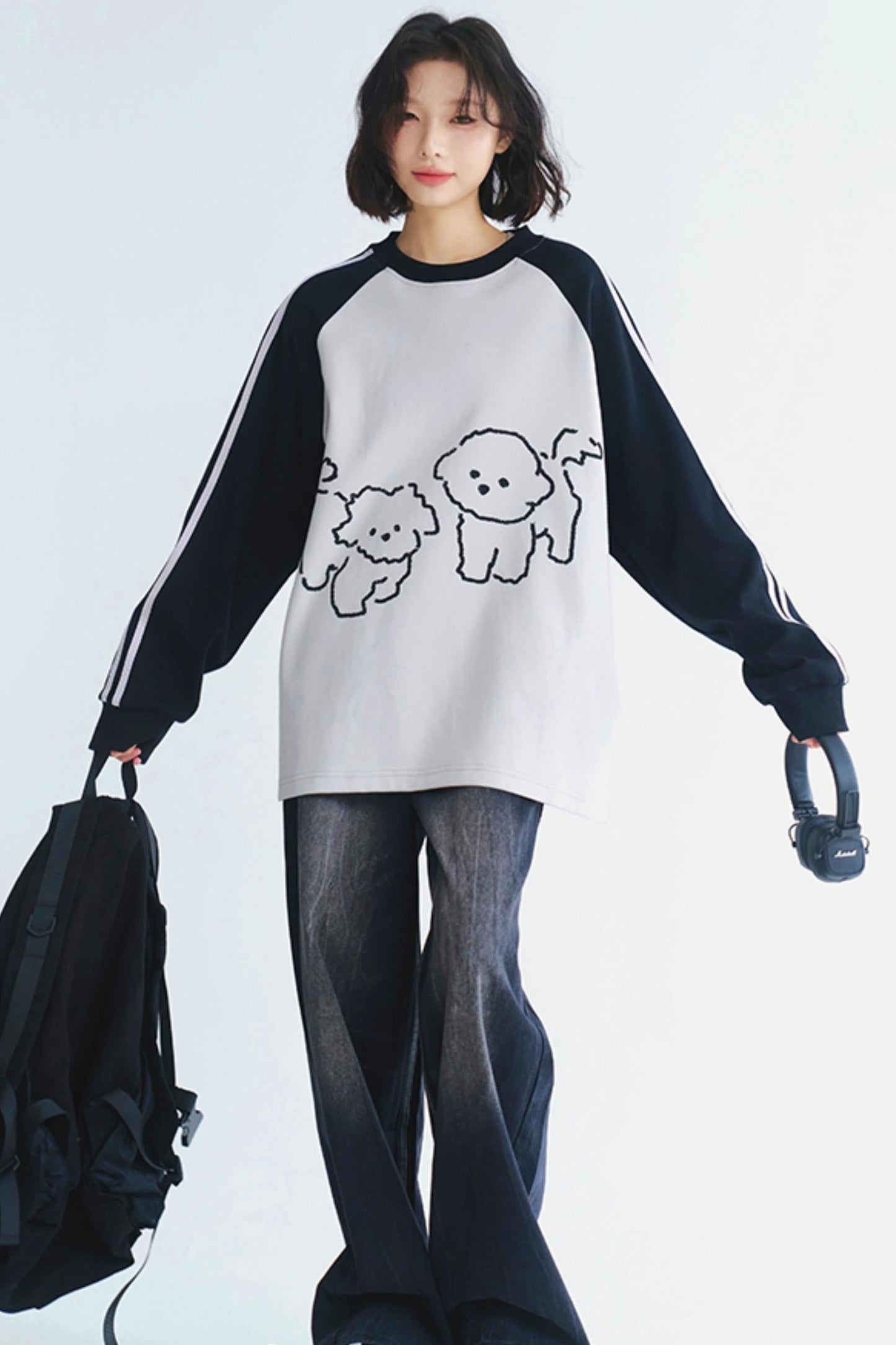 Printed Crush Sweater