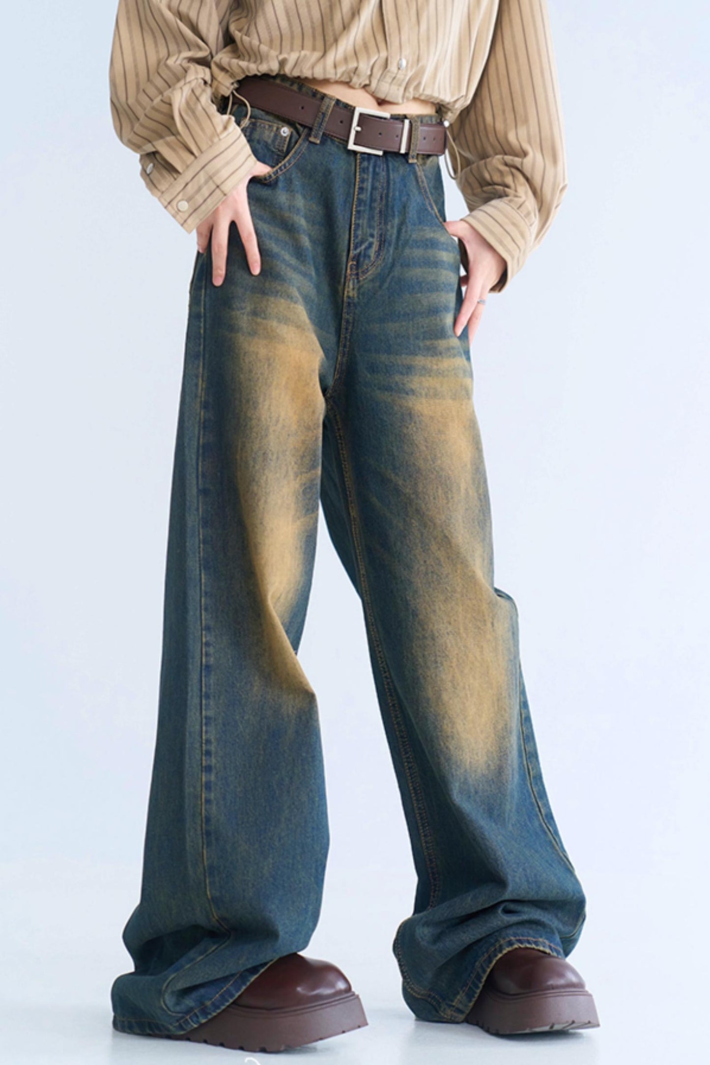 Relaxed Jeans Washed Fit