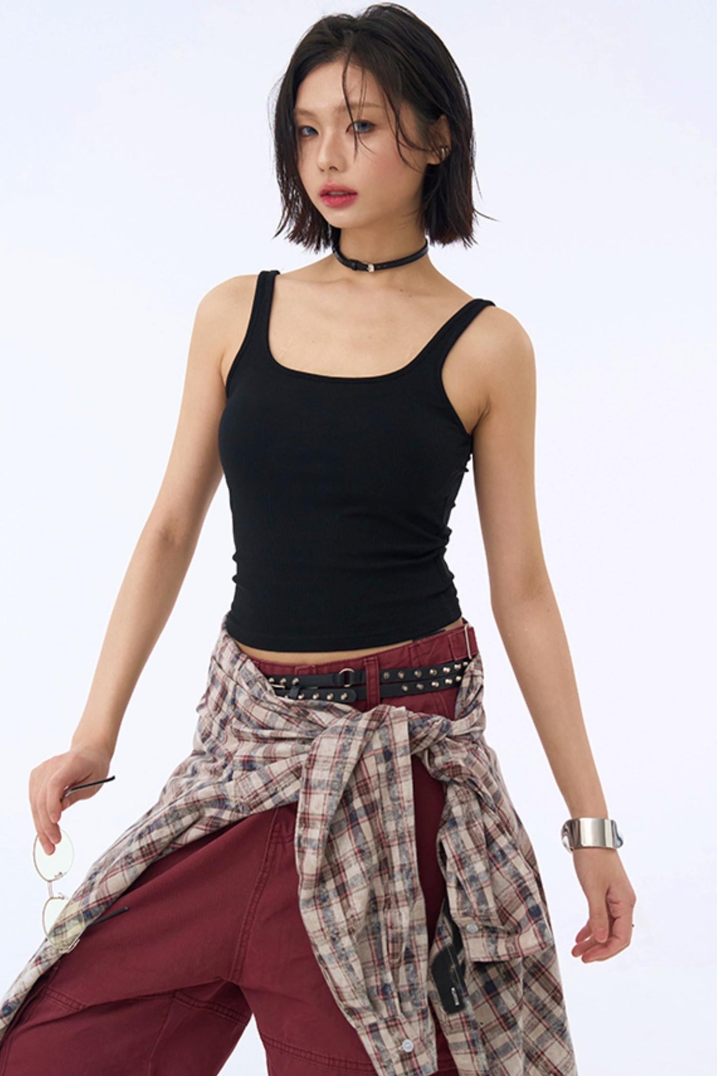 Top Tank Slim-cut Stretch