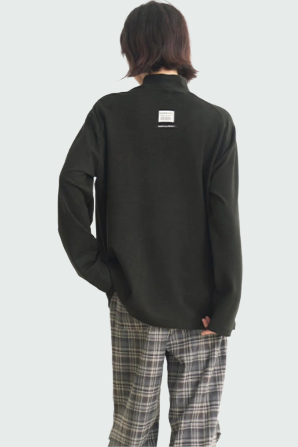 Gravity Museum Flower Turtleneck Loose Damenmodell Frühling/Herbst T-Shirt