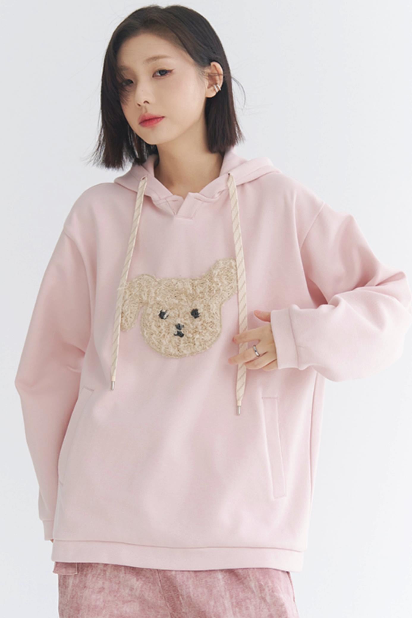 2024 Puppy - Damen Gravity Museum Winter Comfort Plüsch Top Sweatshirt