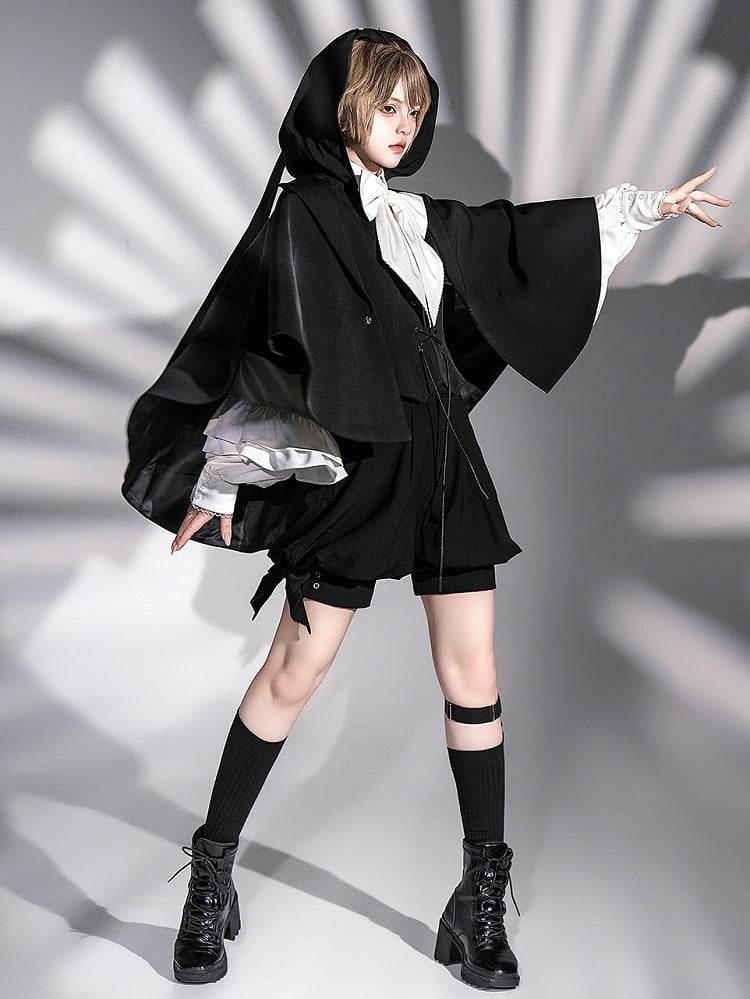 Lolita Ouji Knickerbockers Shorts Black Fashion
