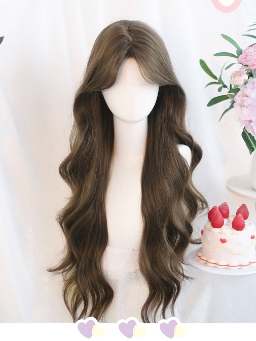 Wig Long Wavy 65-70cm Brown