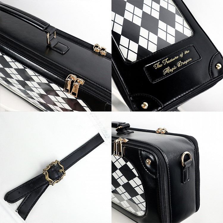 Crossbody – as Scale 1/4 BJD Bag Black Wear Doll