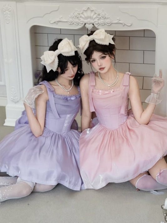 ヘアクリップ クリーム 蝶結び