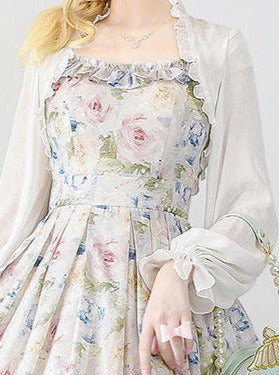 Lolley Dress + Cardigan Ta Trochrasic Elegan Forest Basket