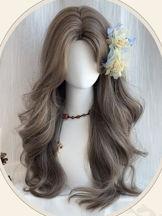 Brown Under Bust Length Wavy Synthetic Wig