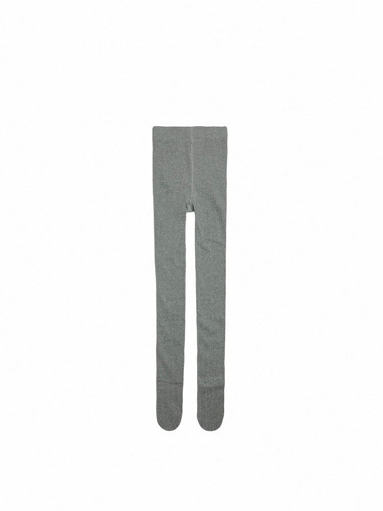 Braun/Dunkelgrau/Hellgrau/Weiße Winterstrumpfhose aus Baumwolle