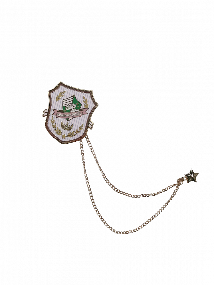 White Metal / Badge Red