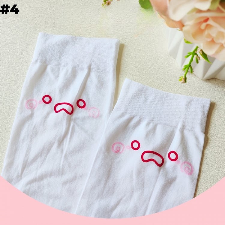 White Sweet Over Knee Stockings