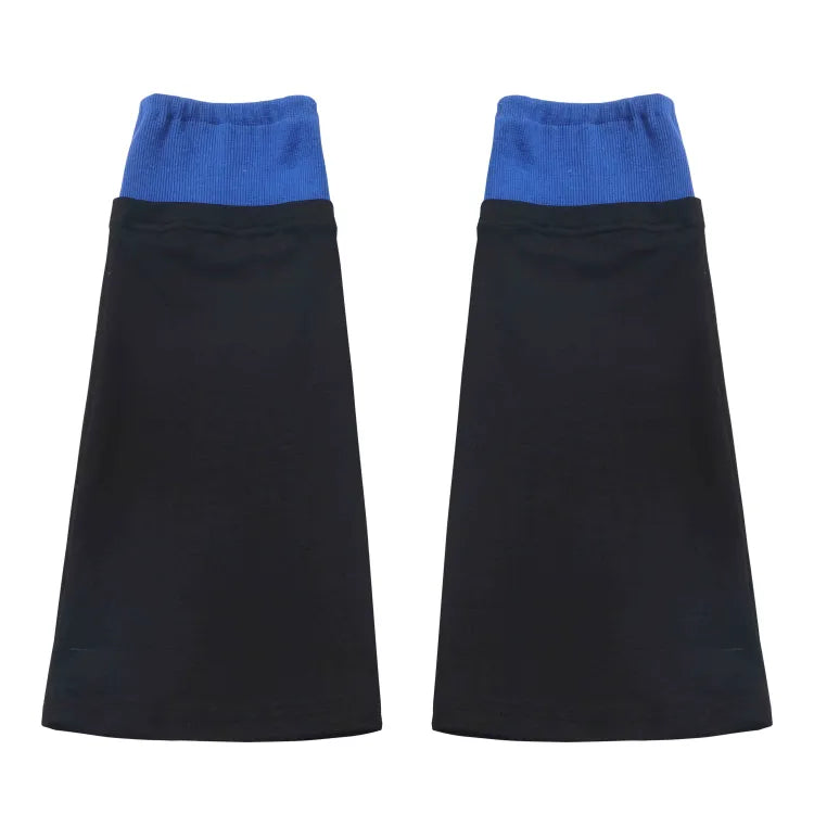 and Black Leg Warmers Blue Dark